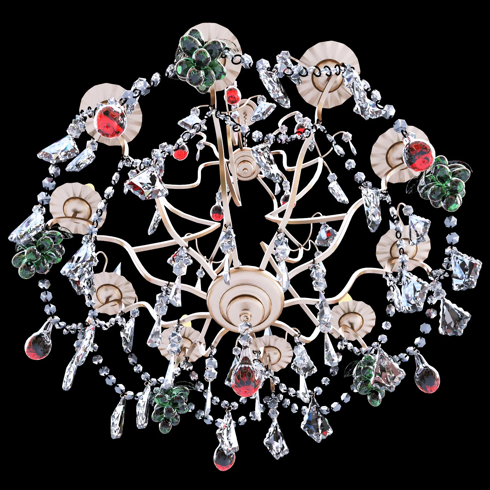 Classic Chandelier2 — 3D model preview 2