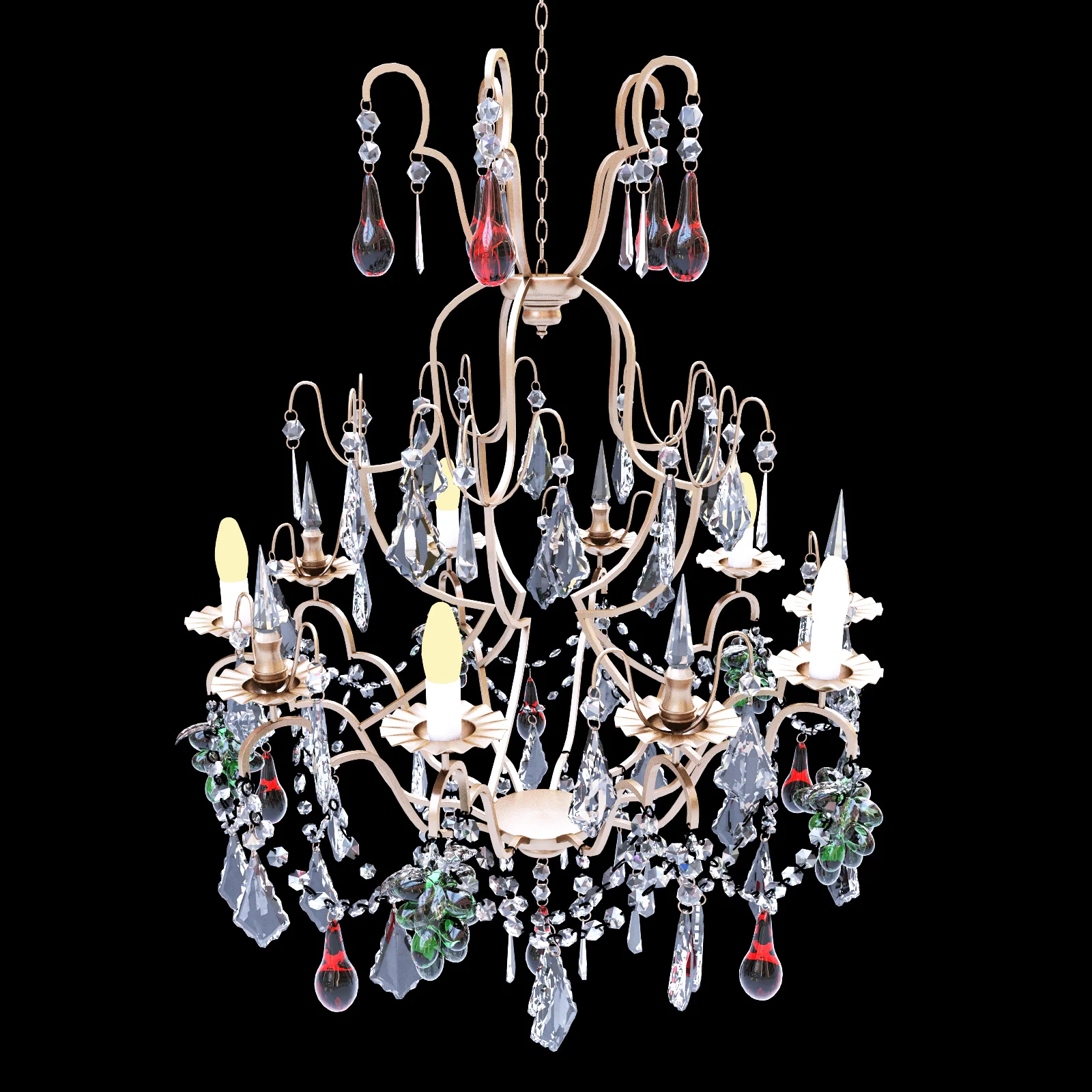 Classic Chandelier2 — 3D model preview 3