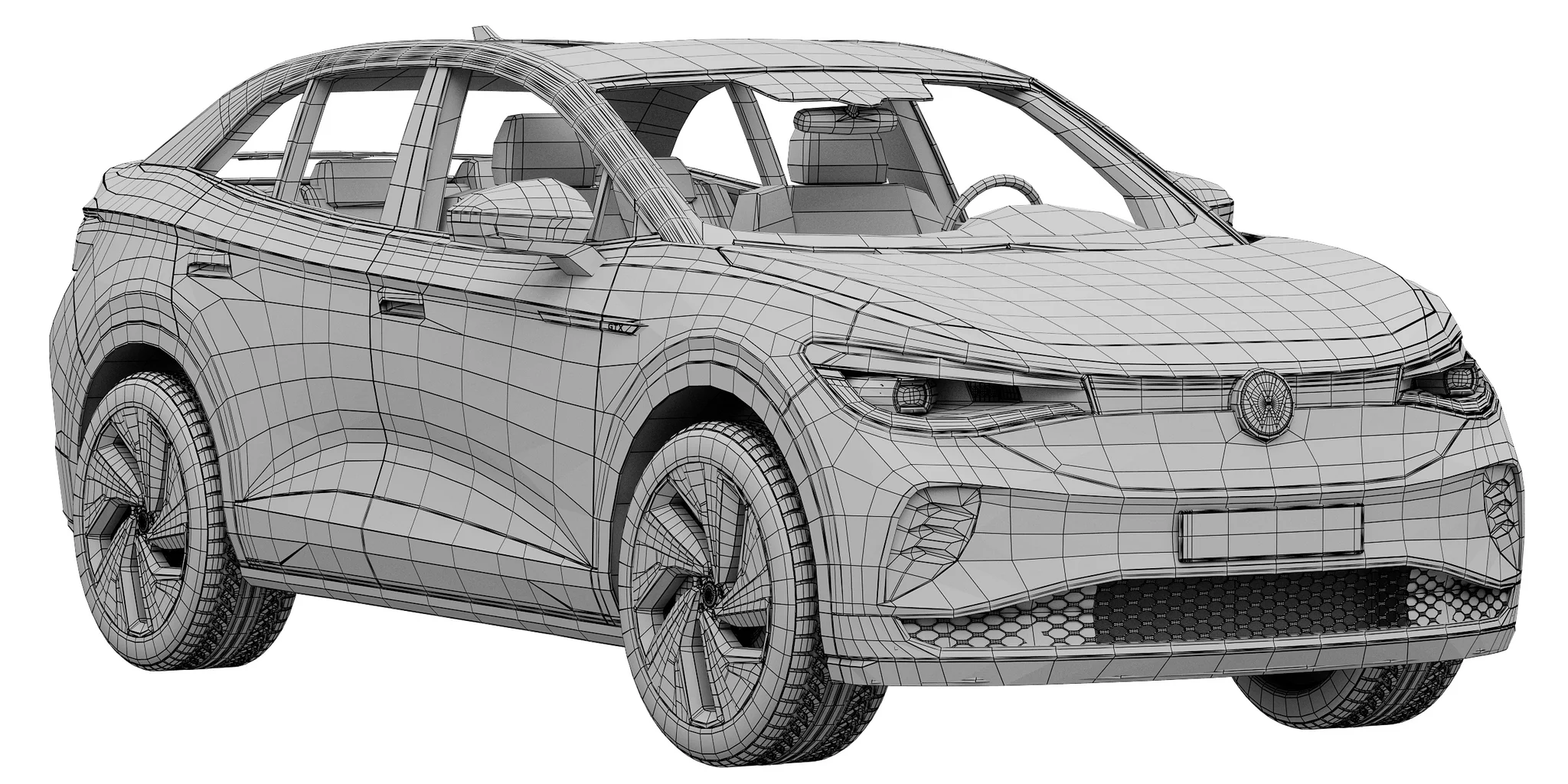 Volkswagen ID5 GTX, 3D model preview 17