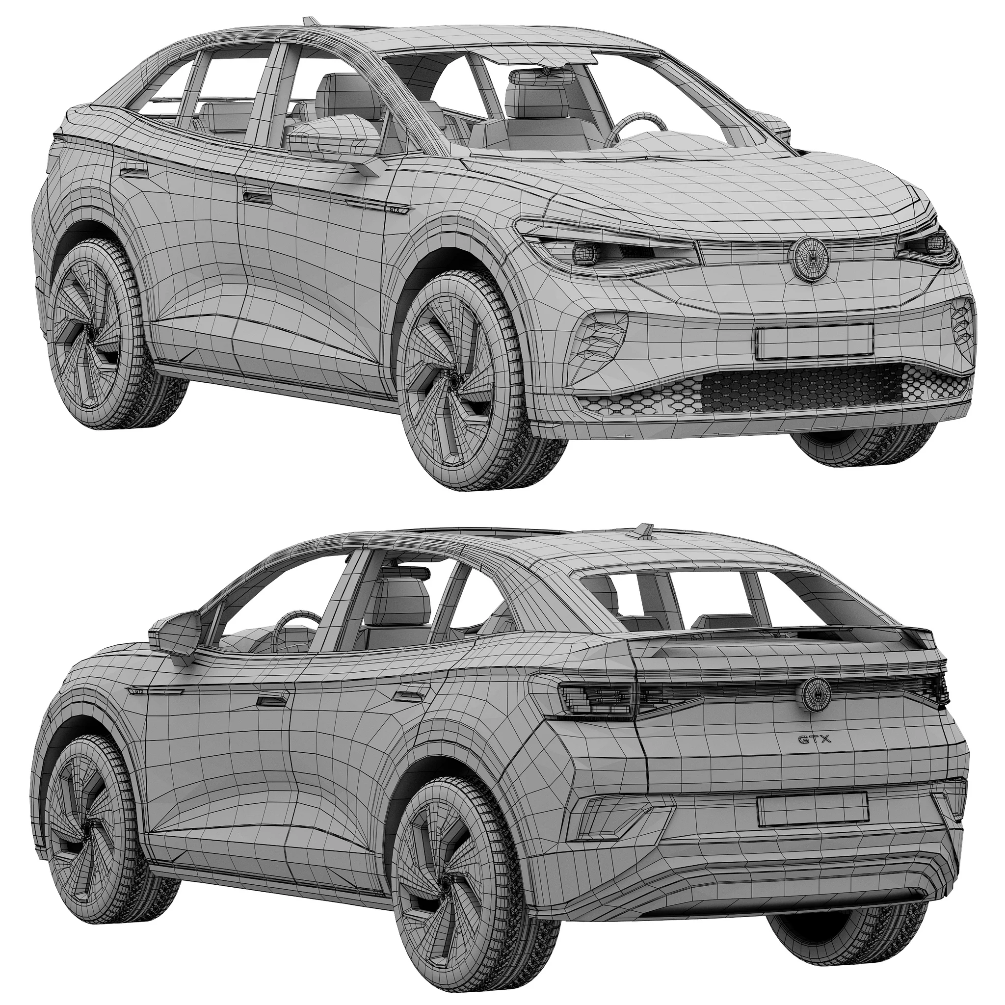 Volkswagen ID5 GTX, 3D model preview 18