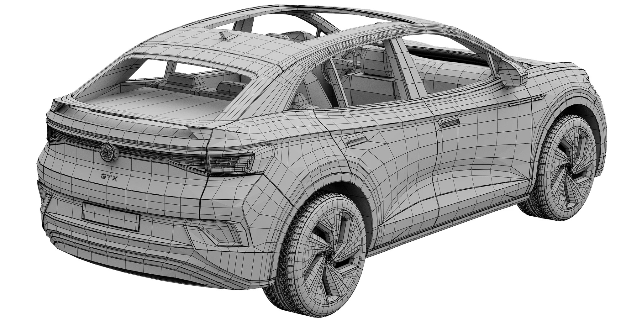 Volkswagen ID5 GTX, 3D model preview 36