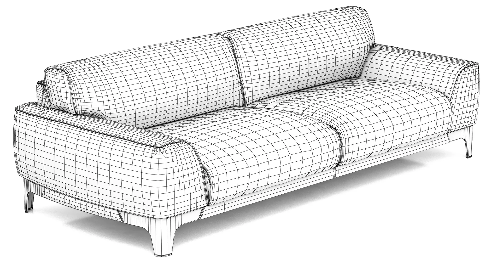 Roche Bobois SNOOKER Sofa — 3D model preview 8