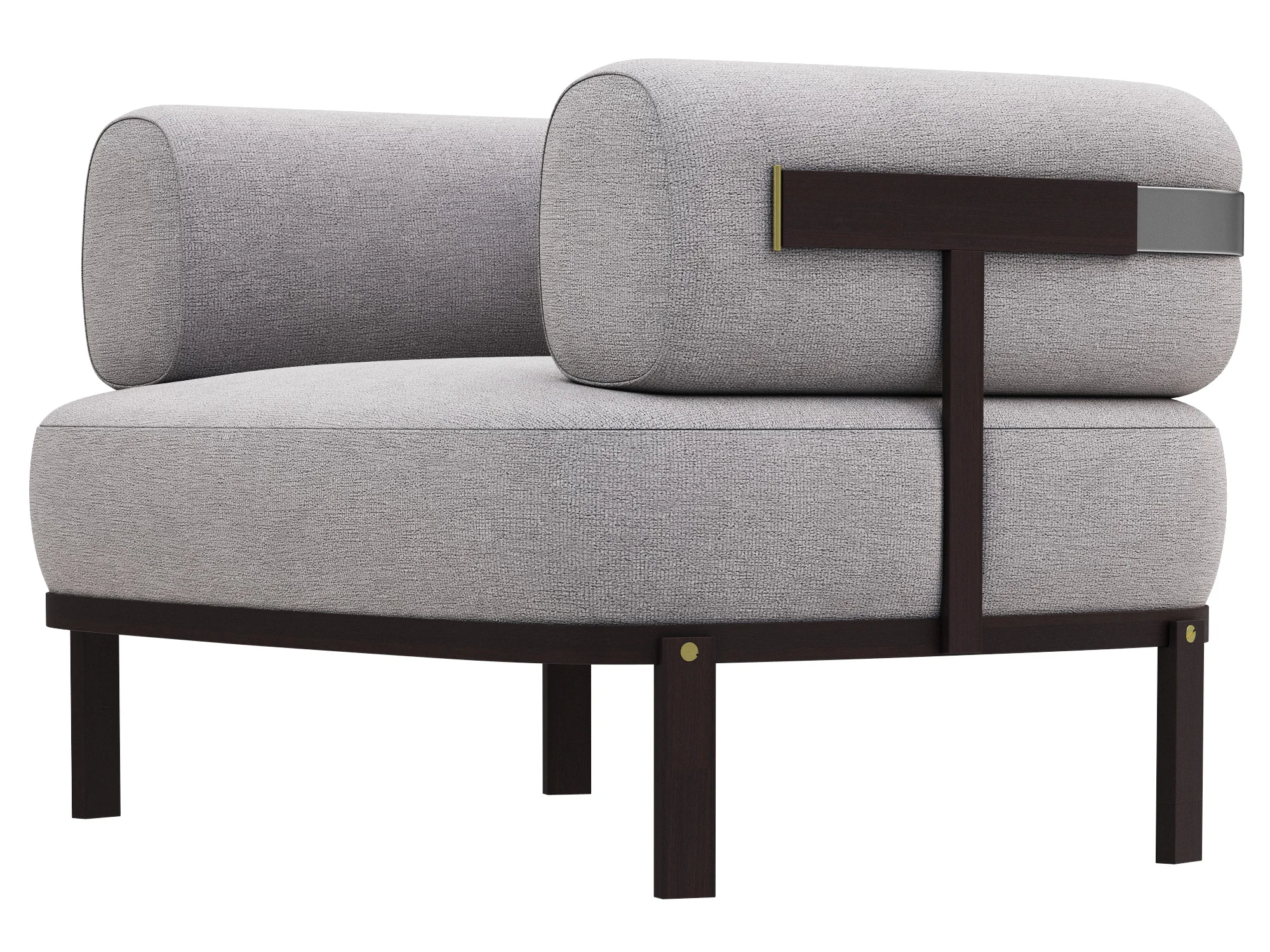 Baxter Belt Armchair — 3D model preview 3