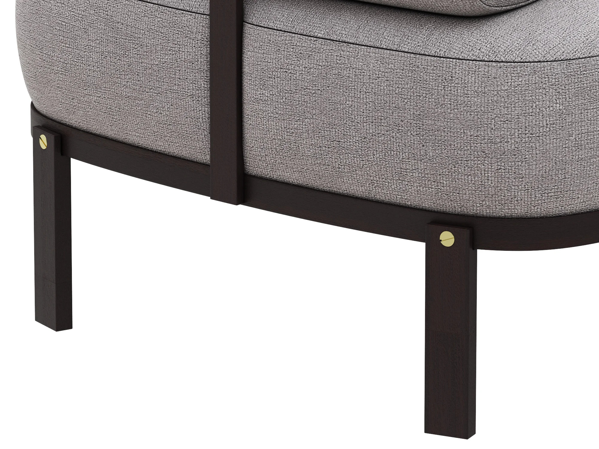 Baxter Belt Armchair — 3D model preview 4