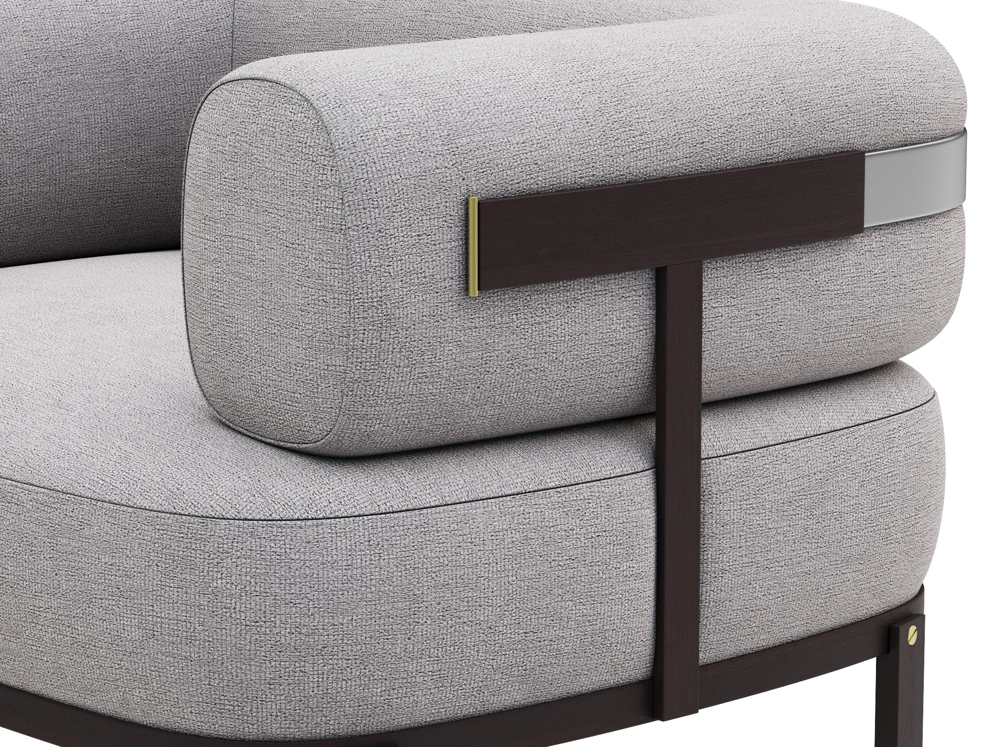 Baxter Belt Armchair — 3D model preview 7