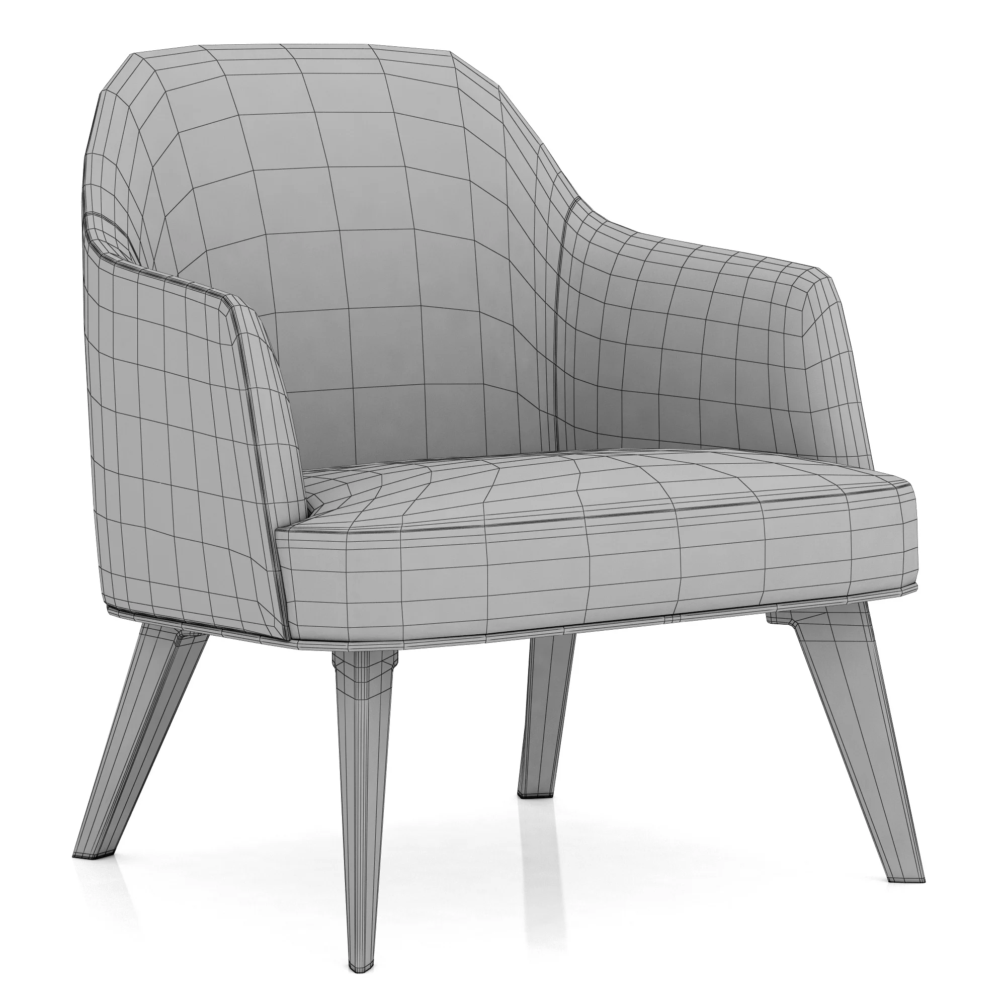 Poliform Jane — 3D model preview 7