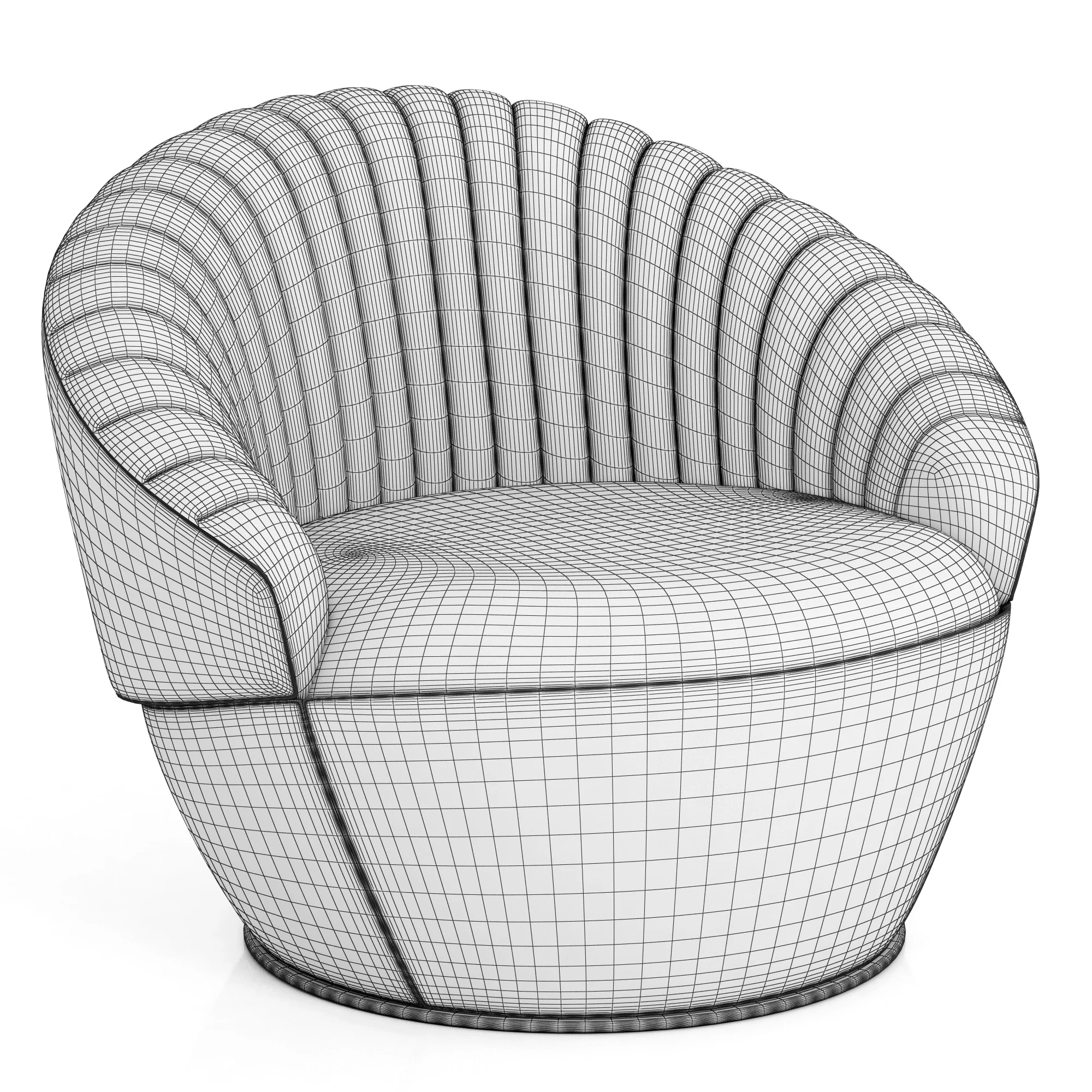 Roche Bobois CONSONANCE ARMCHAIR — 3D model preview 7