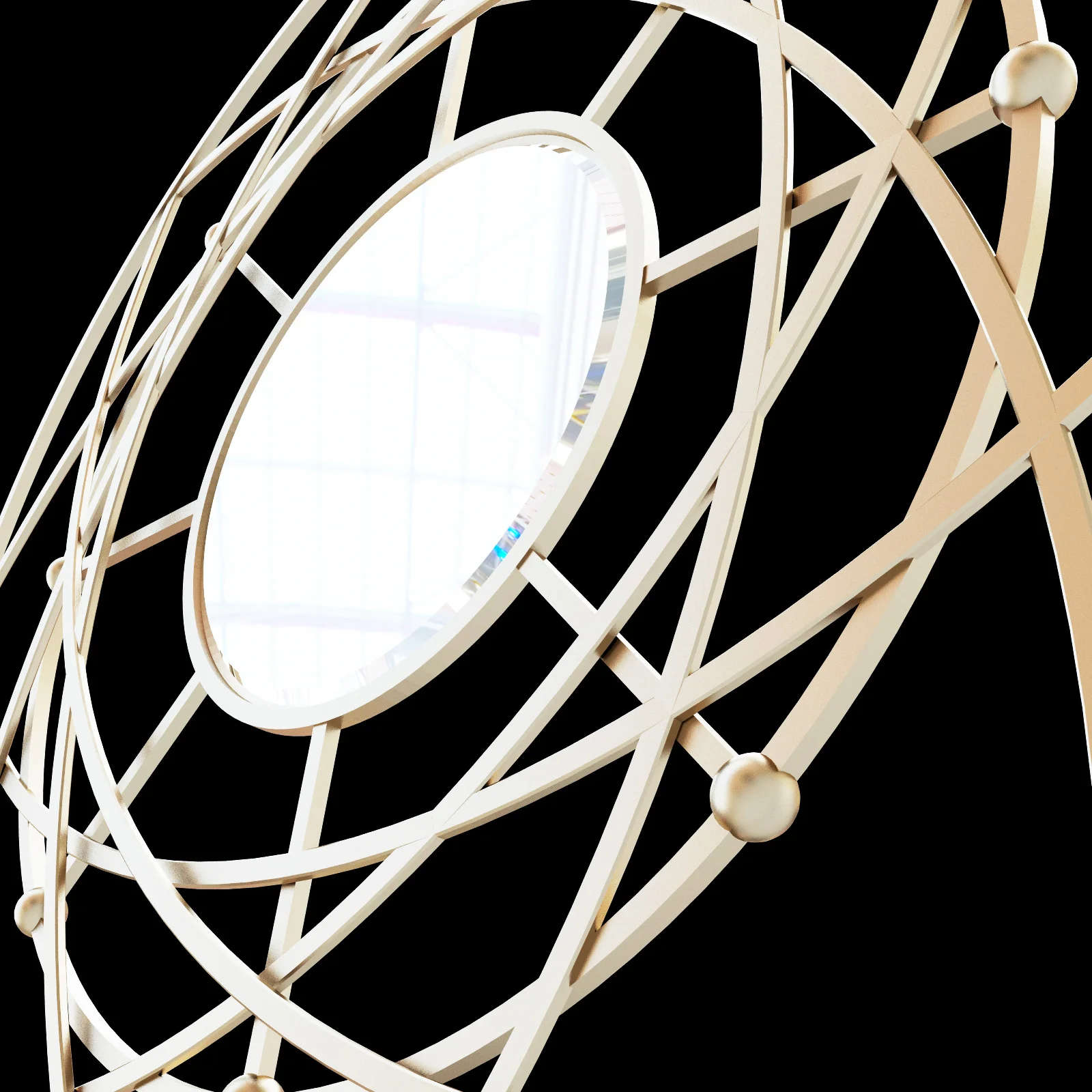 Cyan Design Robles Mirror In Rustic Finish — 3D model preview 2