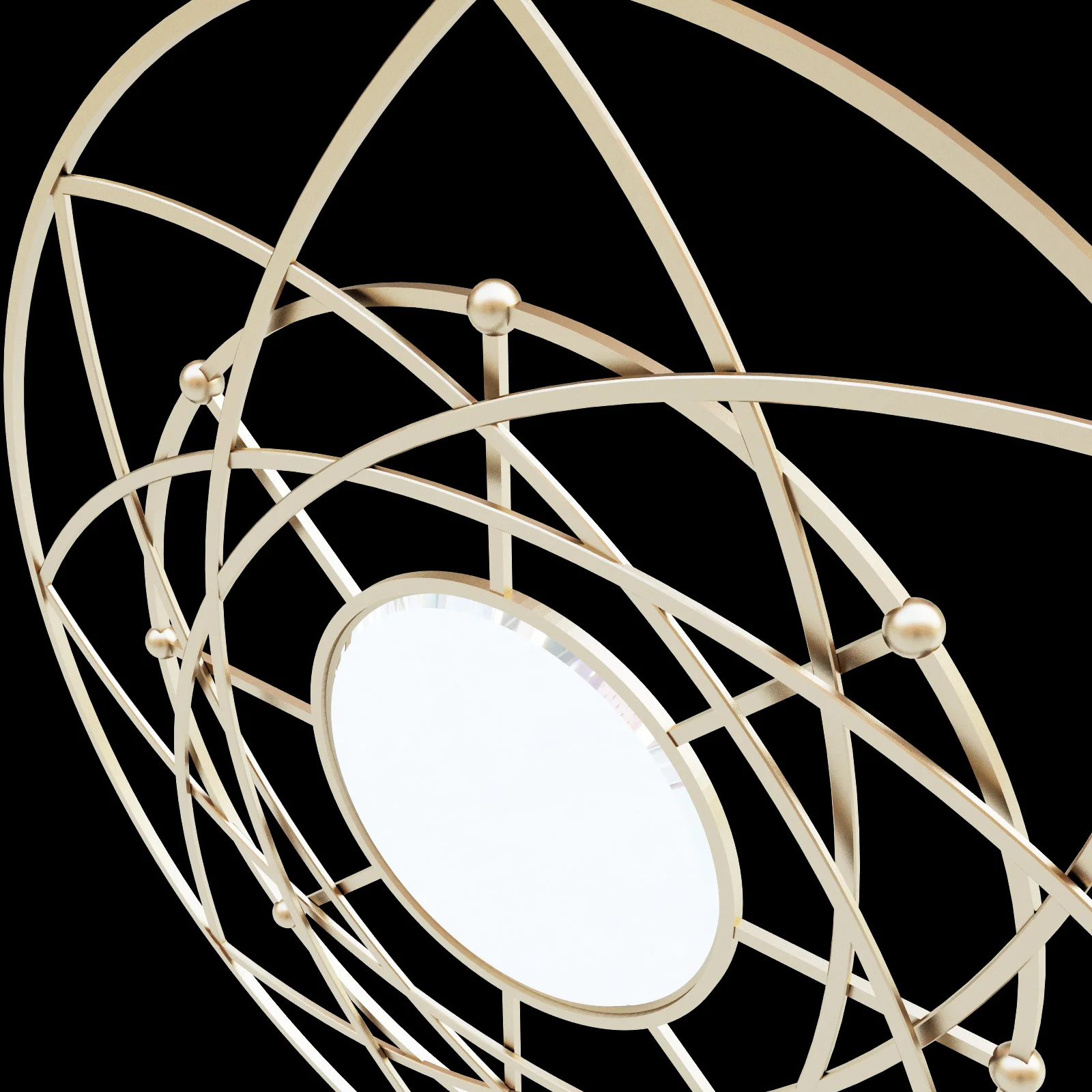 Cyan Design Robles Mirror In Rustic Finish — 3D model preview 3