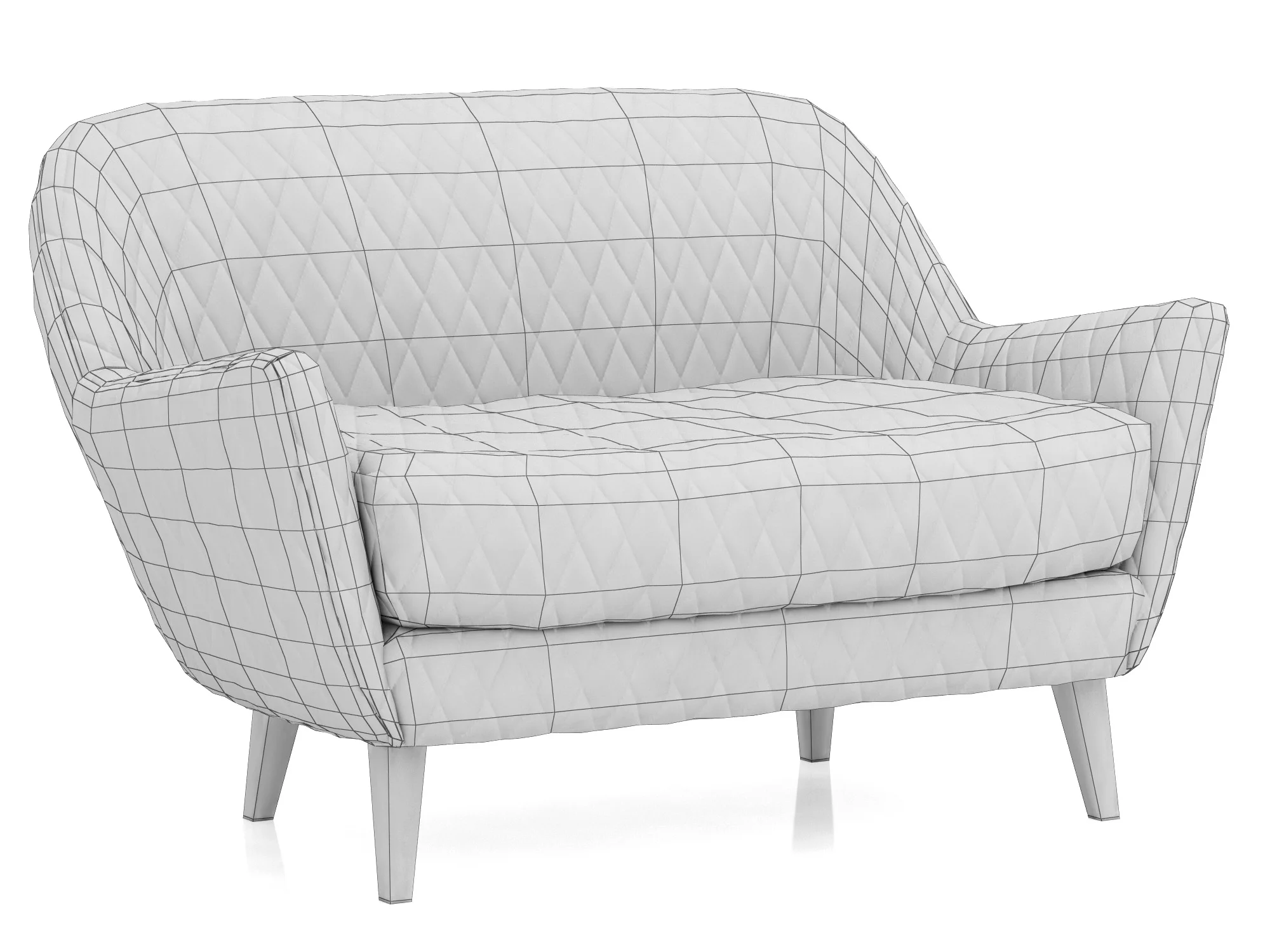 Deephouse Benelux Sofa — 3D model preview 9