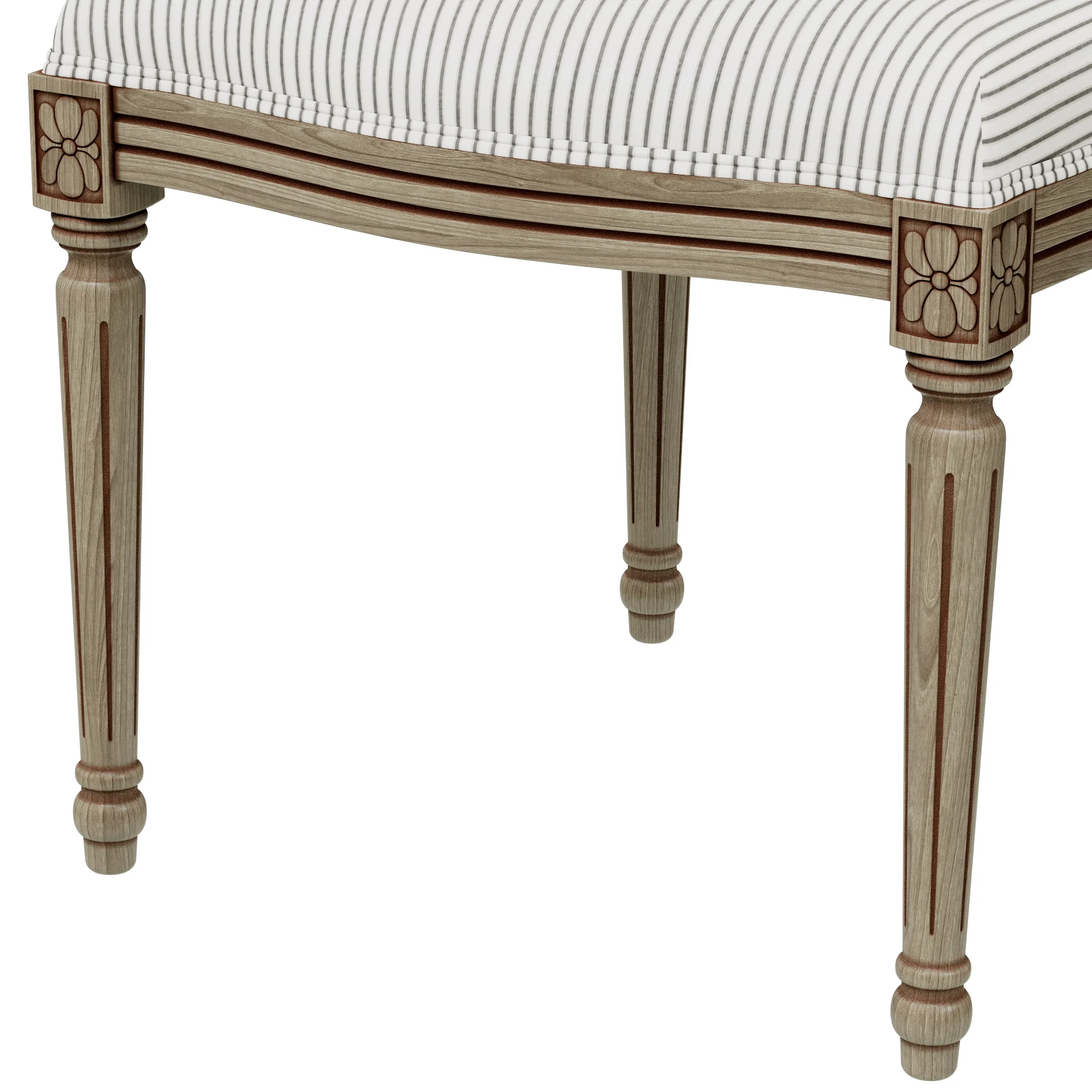 Loft Concept French Chairs Provence Striped Chair — 3D model preview 3