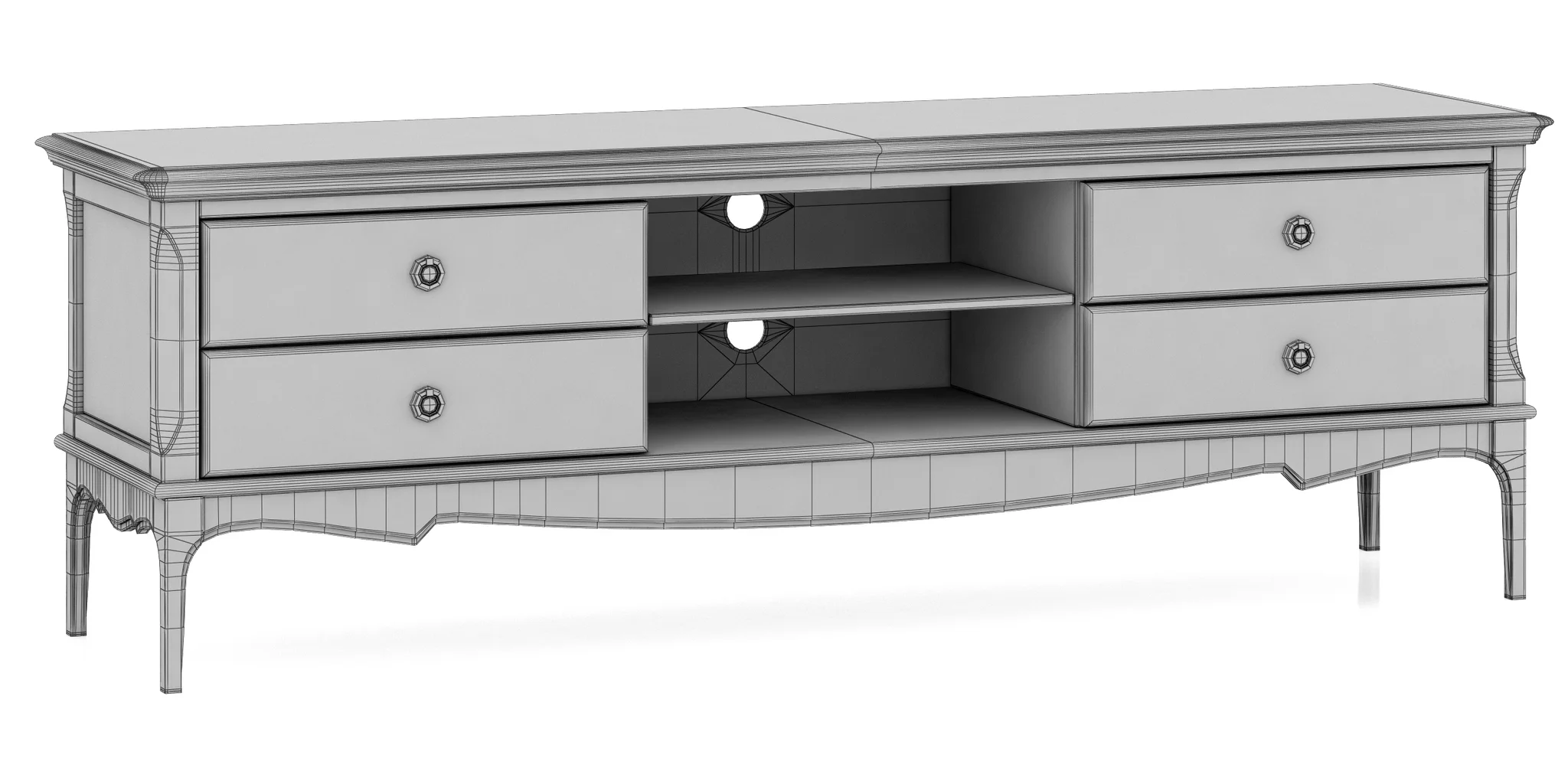 Dantone Home Venice TV Stand — 3D model preview 9