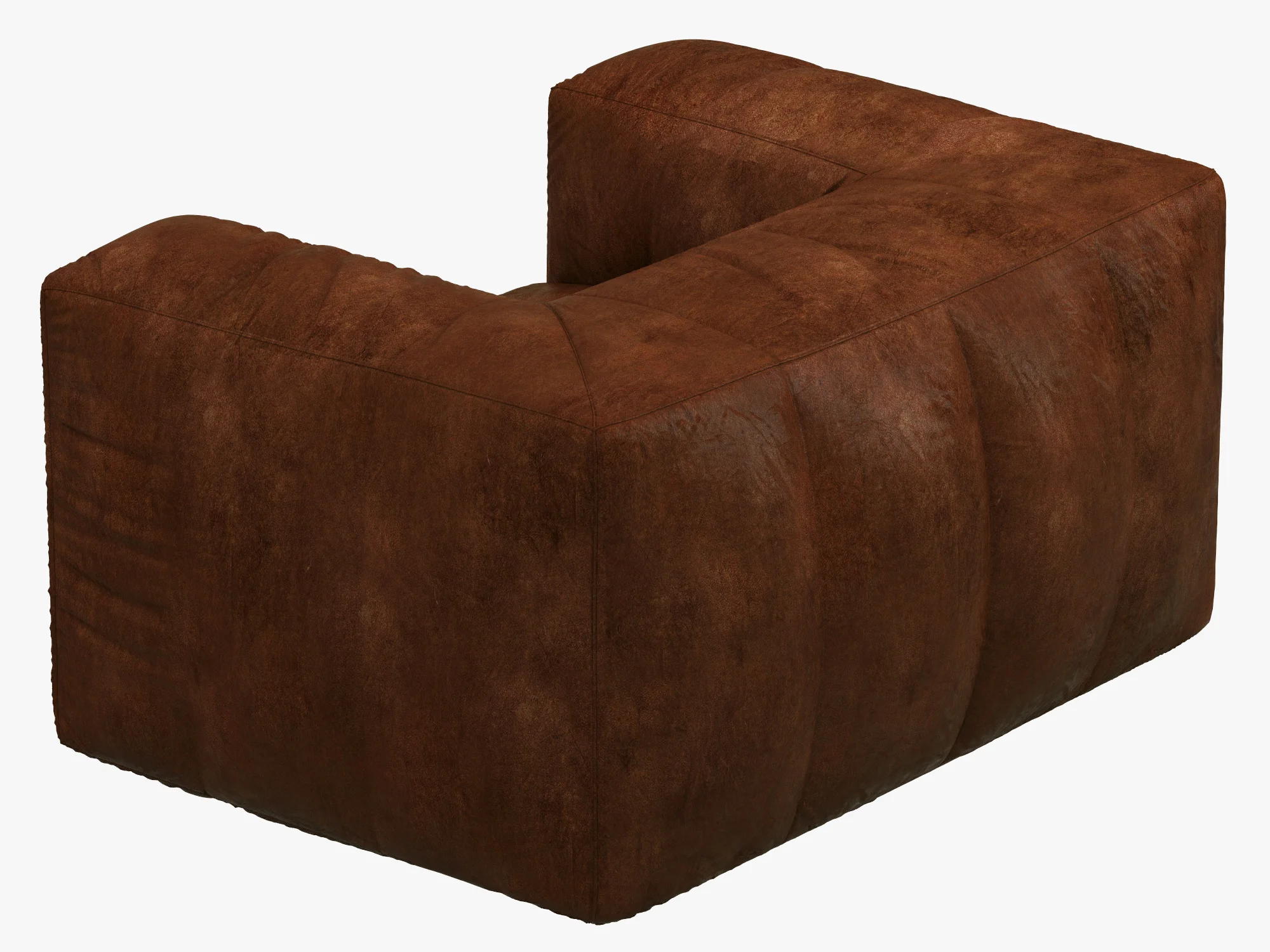 Restoration Hardware Fulham Leather Chair — 3D model preview 4