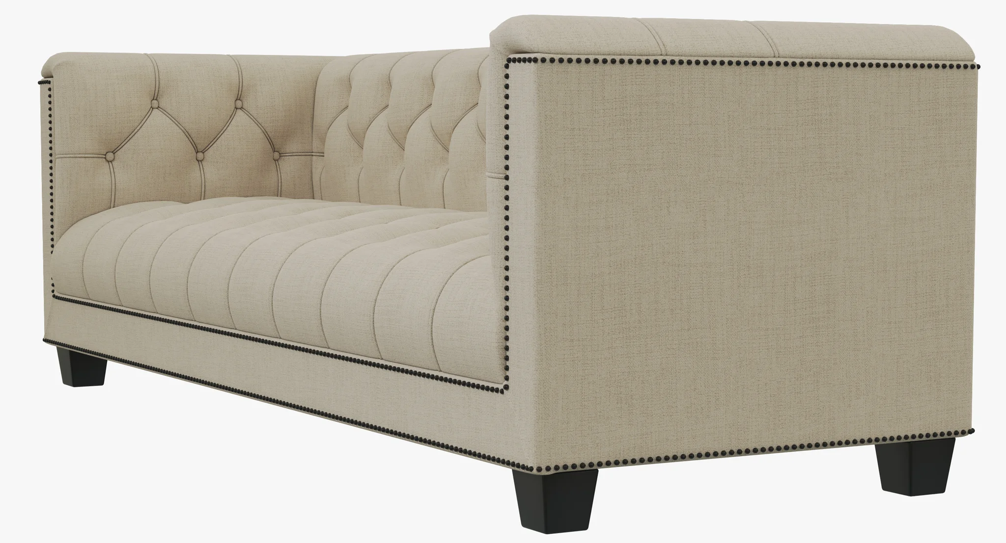Baker Paris Loveseat — 3D model preview 3