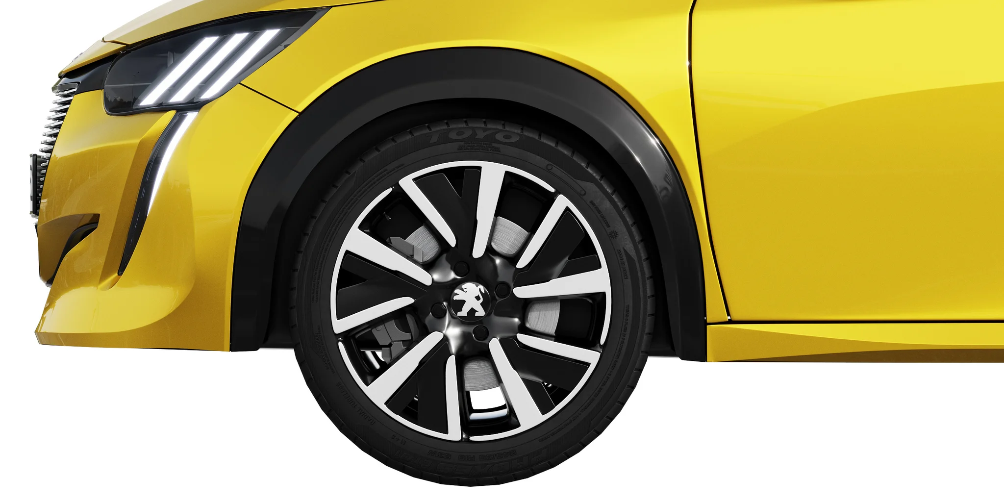 Peugeot 208, 3D model preview 1