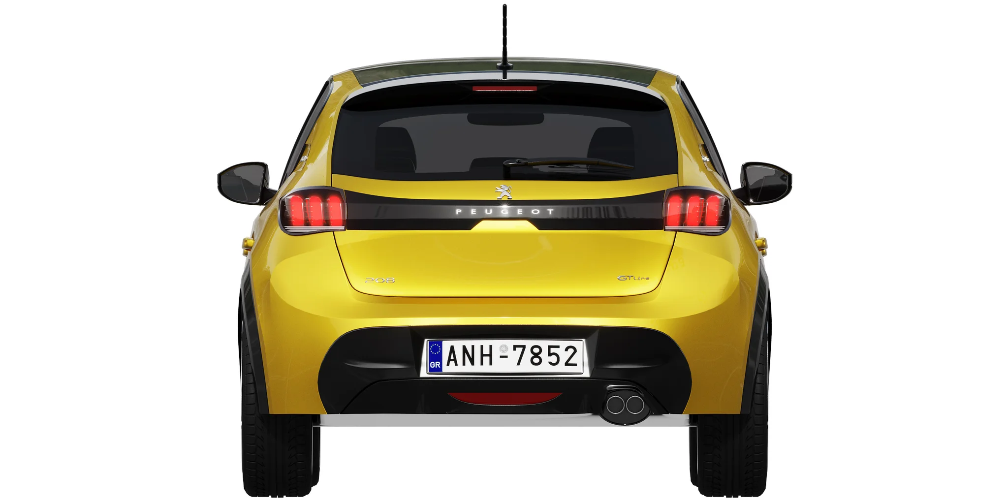 Peugeot 208, 3D model preview 8