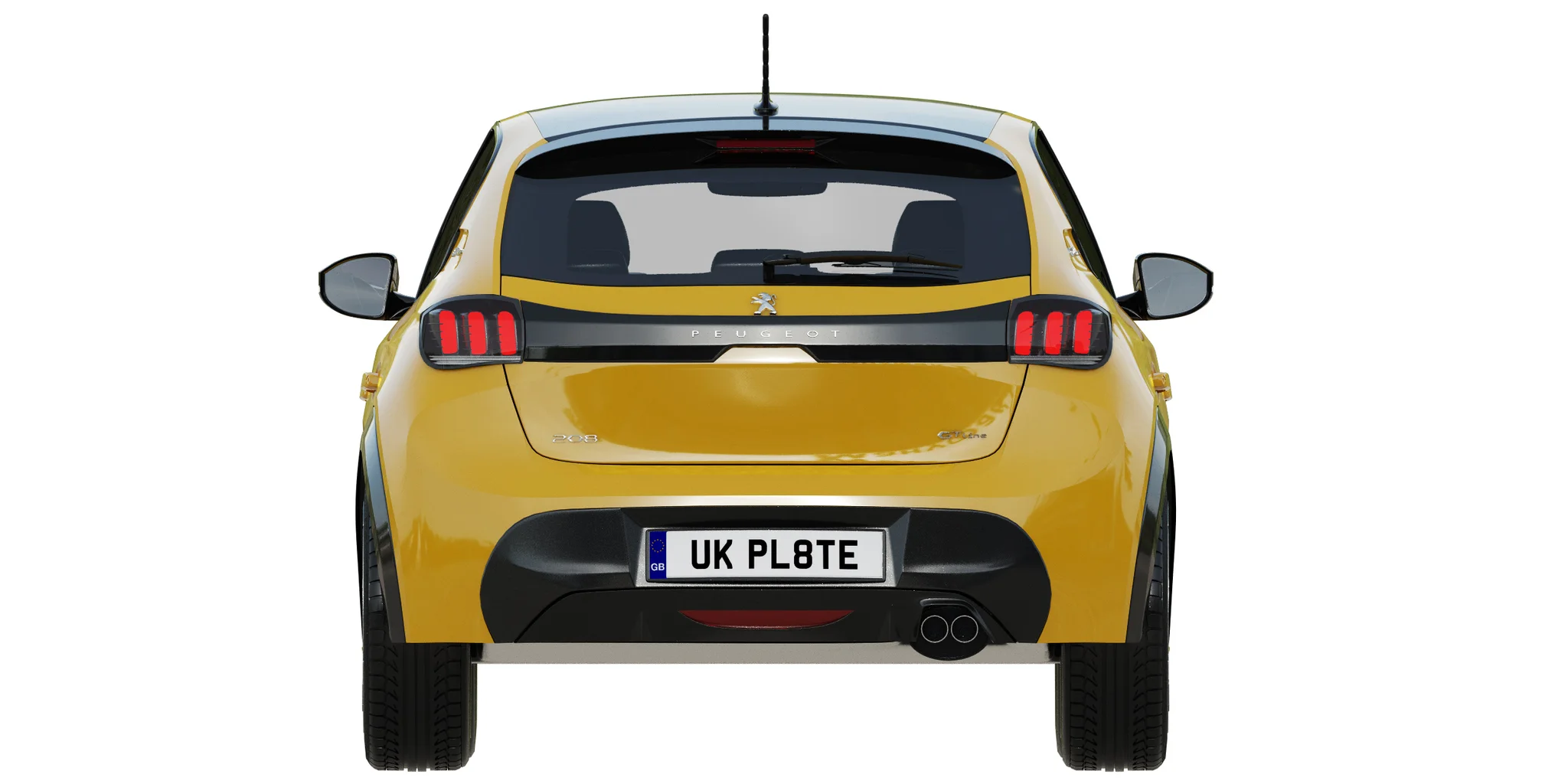 Peugeot 208, 3D model preview 9