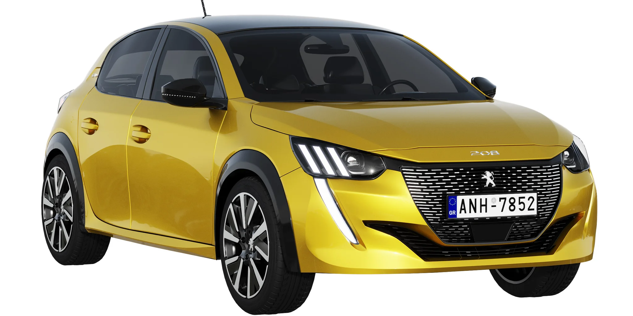 Peugeot 208, 3D model preview 13