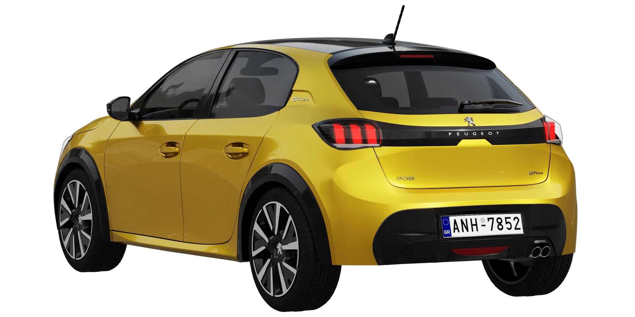 Peugeot 208, 3D model preview 20