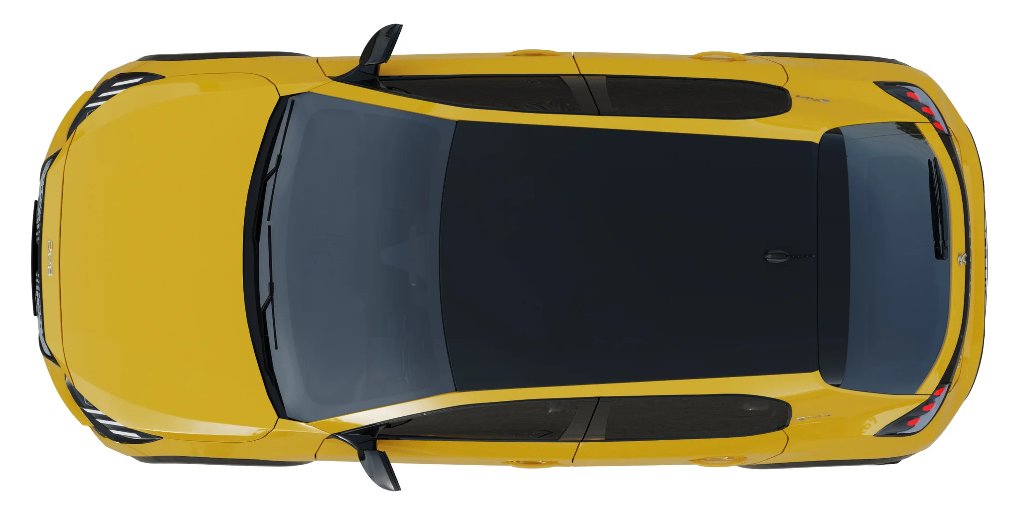 Peugeot 208, 3D model preview 30