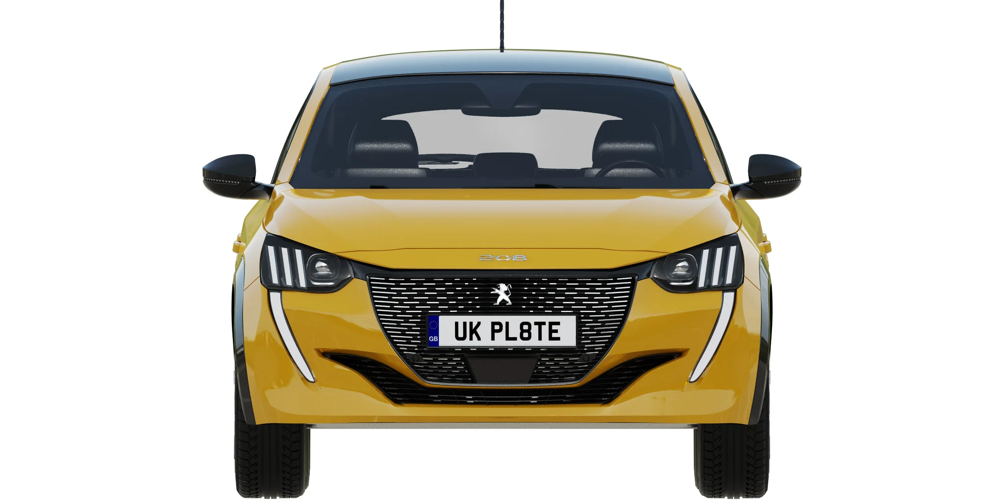 Peugeot 208, 3D model preview 33