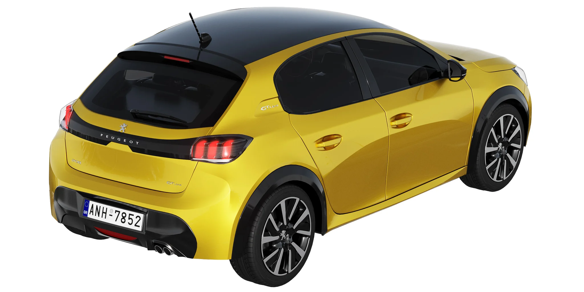 Peugeot 208, 3D model preview 34
