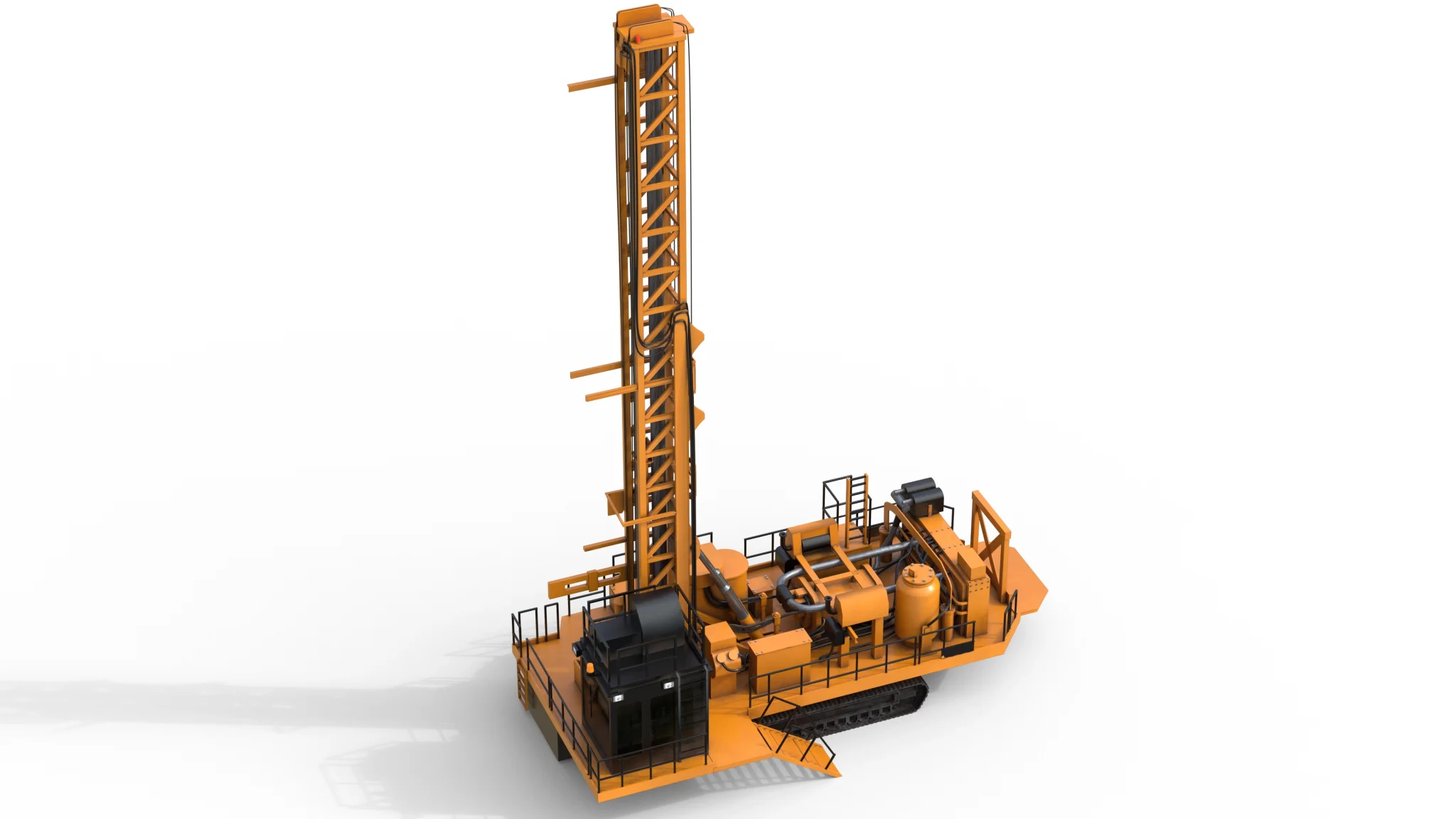Rotary Blast hole Drill MD6310, 3D model preview 2