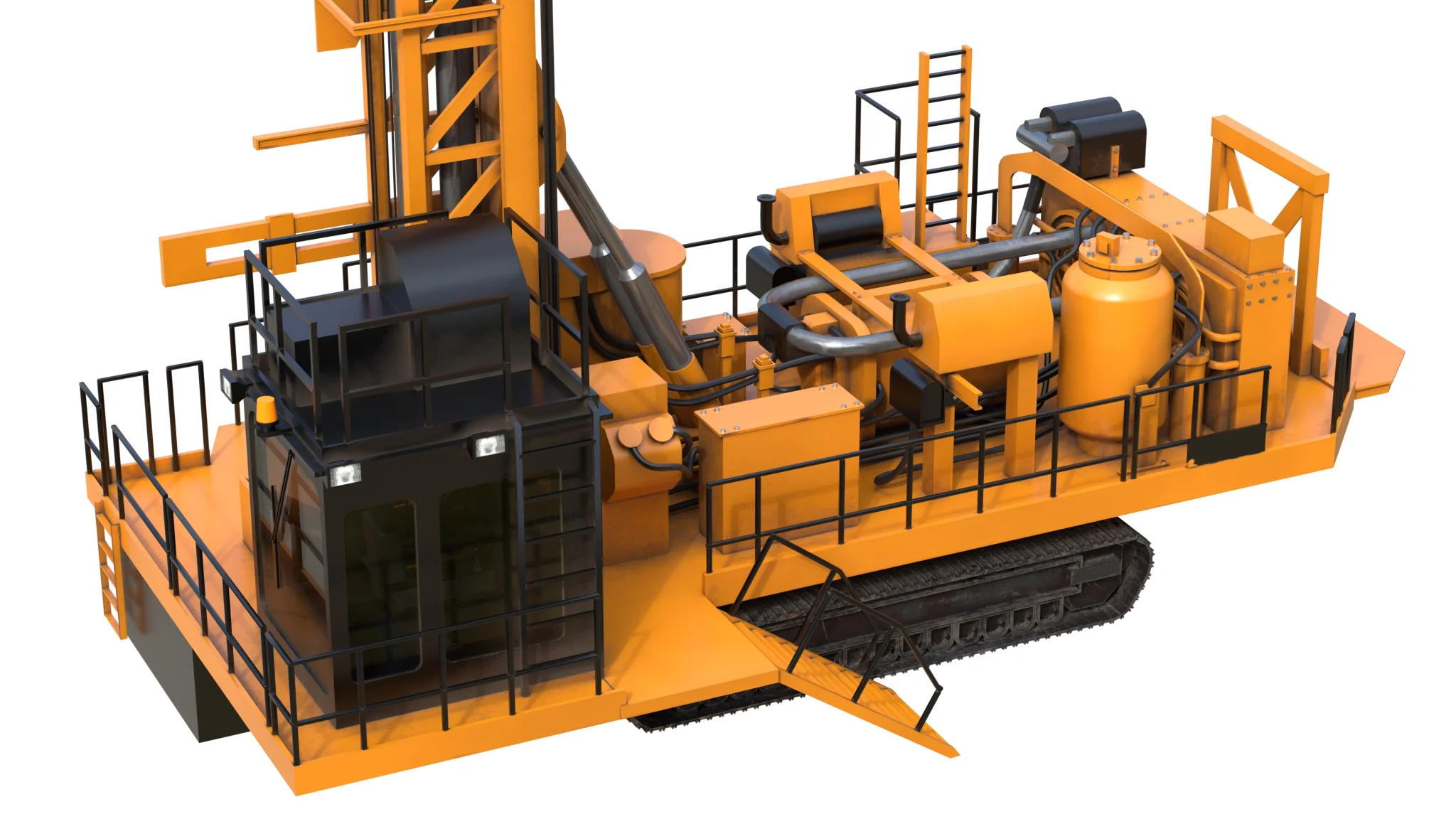 Rotary Blast hole Drill MD6310, 3D model preview 3
