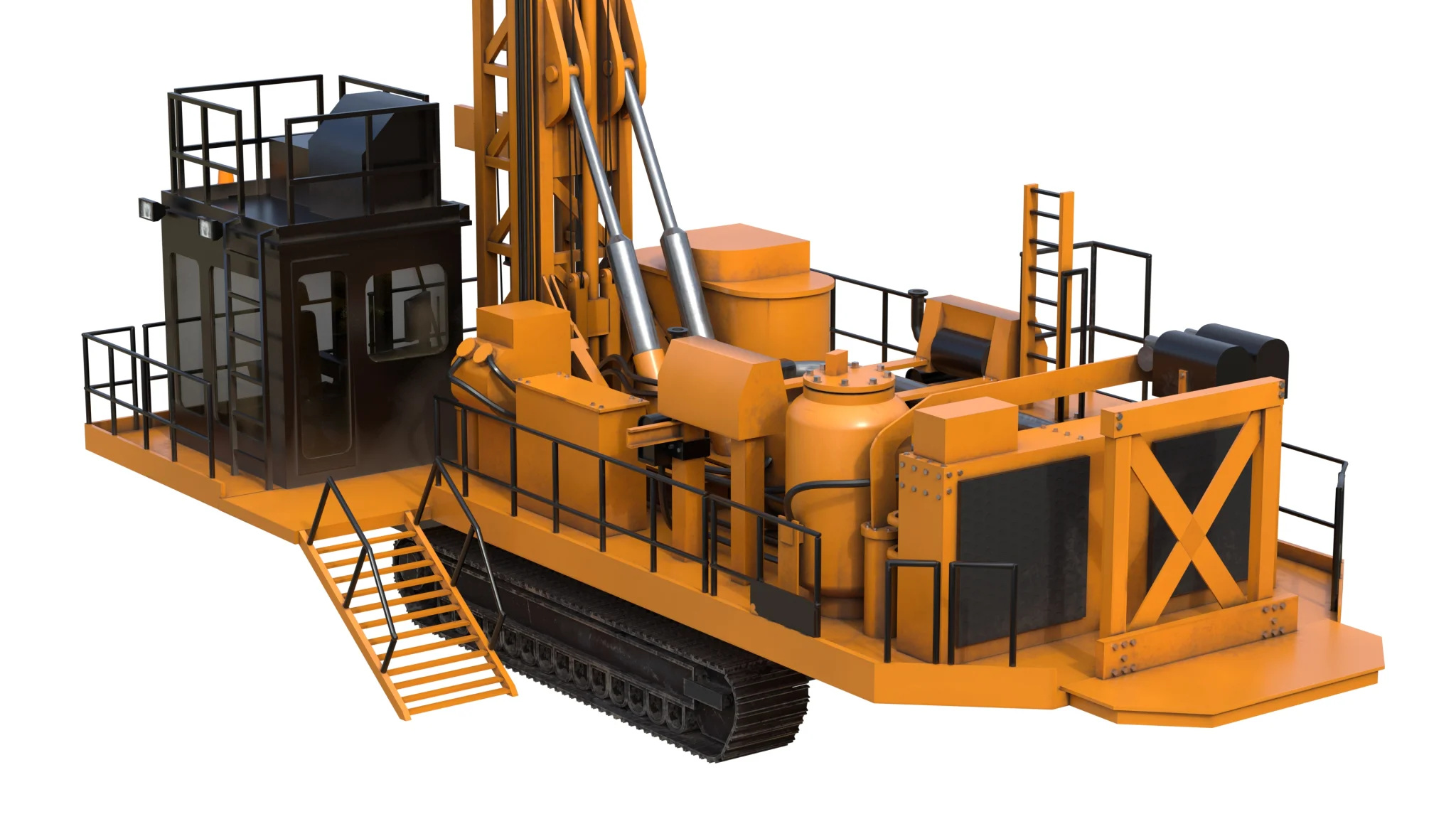 Rotary Blast hole Drill MD6310, 3D model preview 4