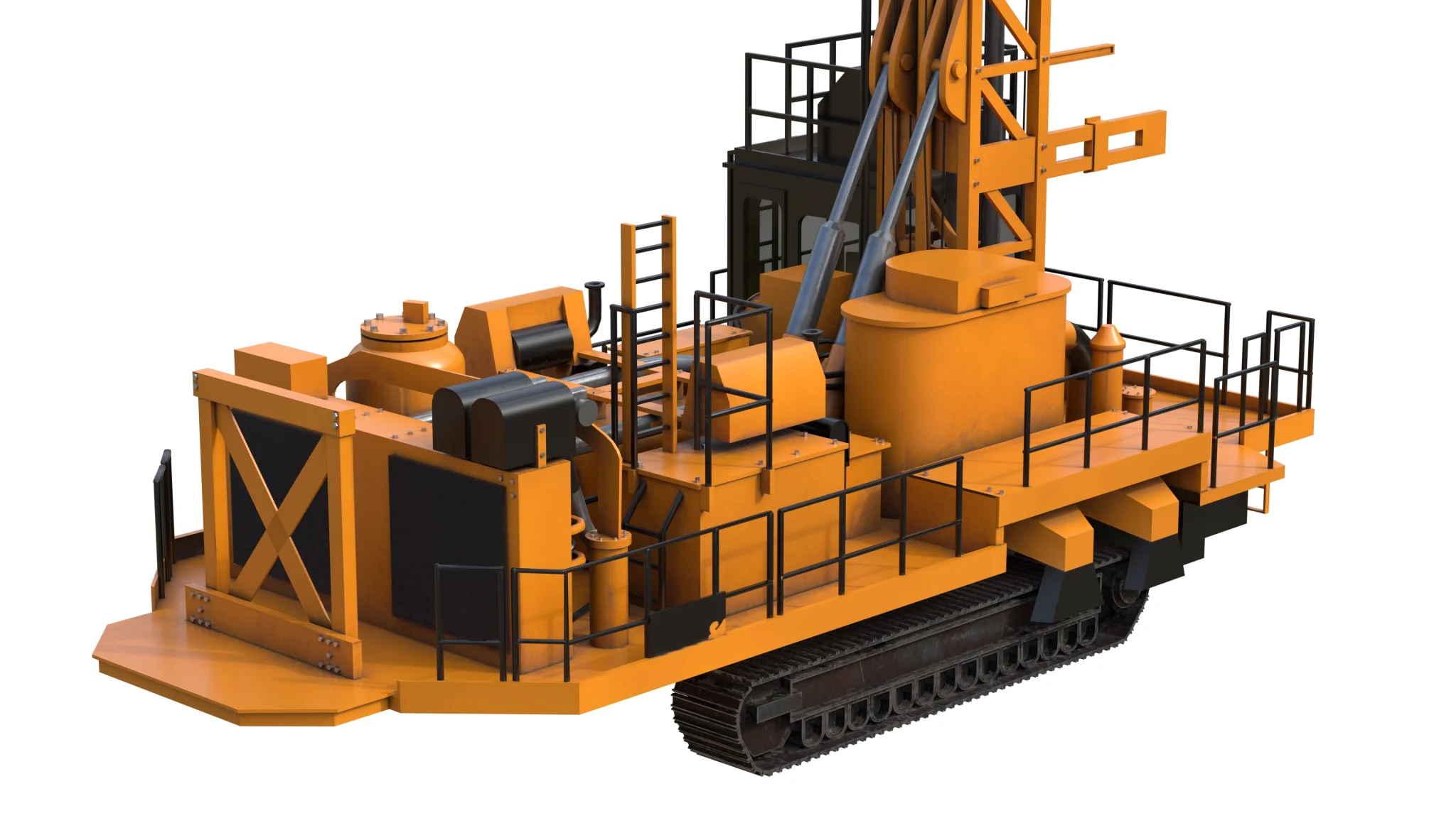 Rotary Blast hole Drill MD6310, 3D model preview 5