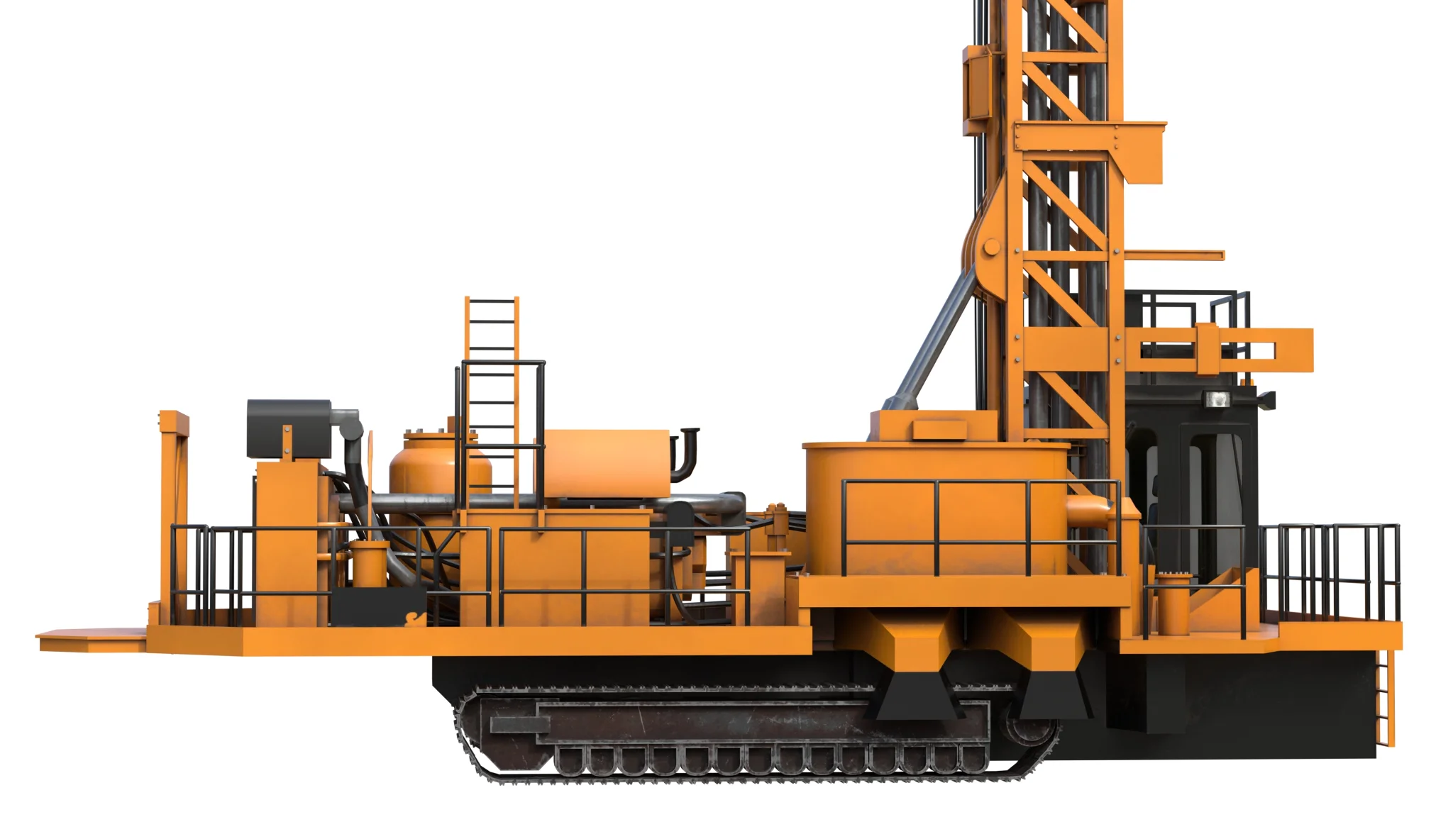 Rotary Blast hole Drill MD6310, 3D model preview 6