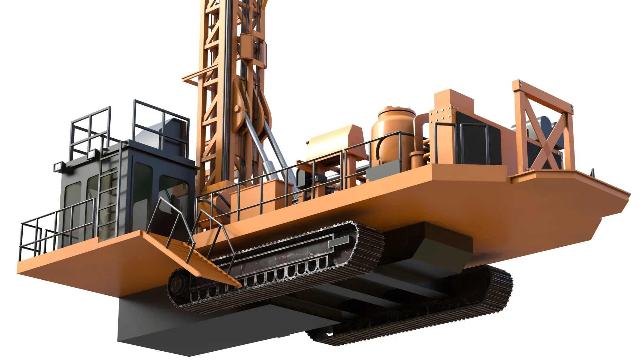 Rotary Blast hole Drill MD6310, 3D model preview 9