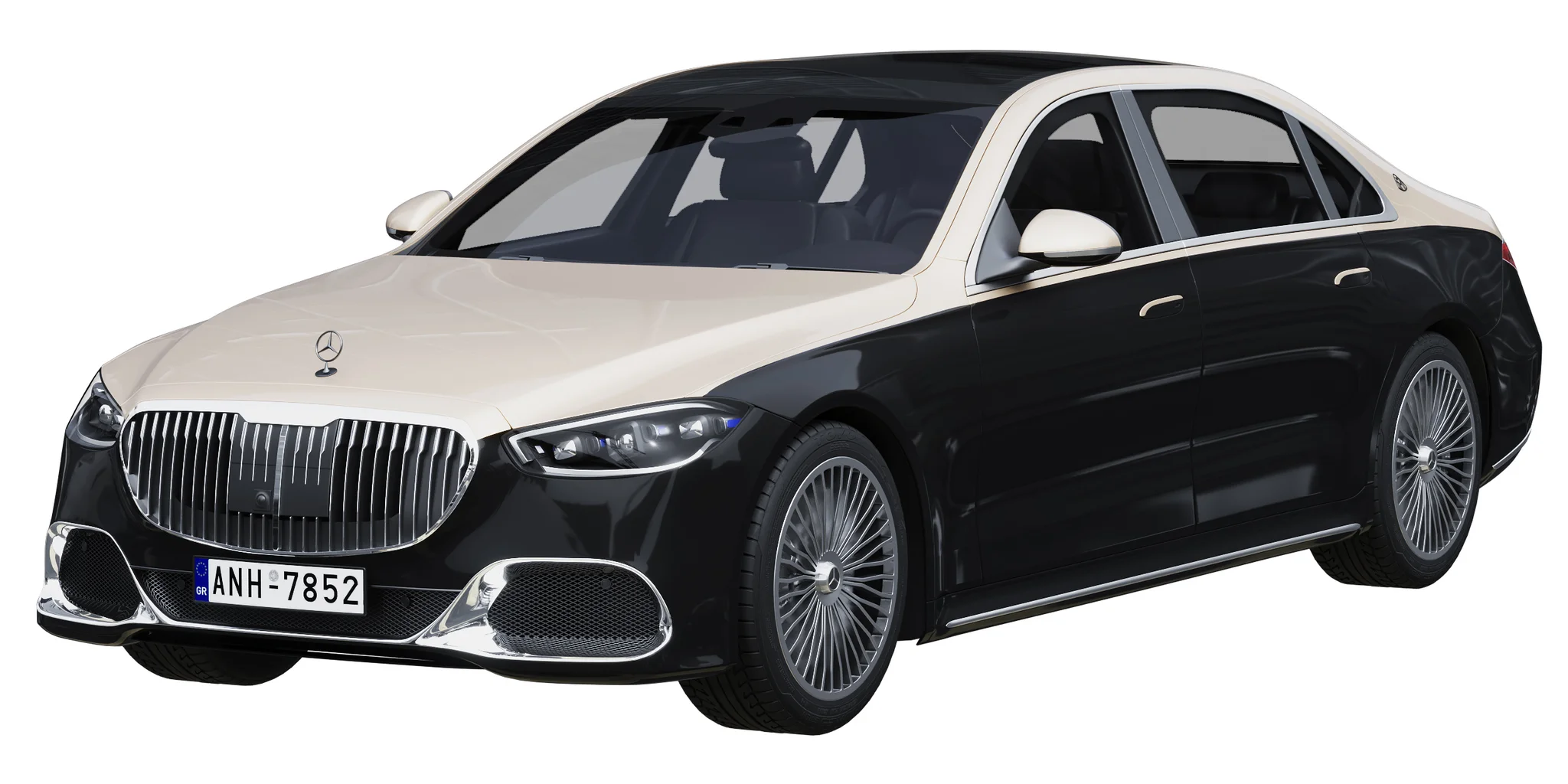 Mercedes Benz S Class Maybach, 3D model preview 14