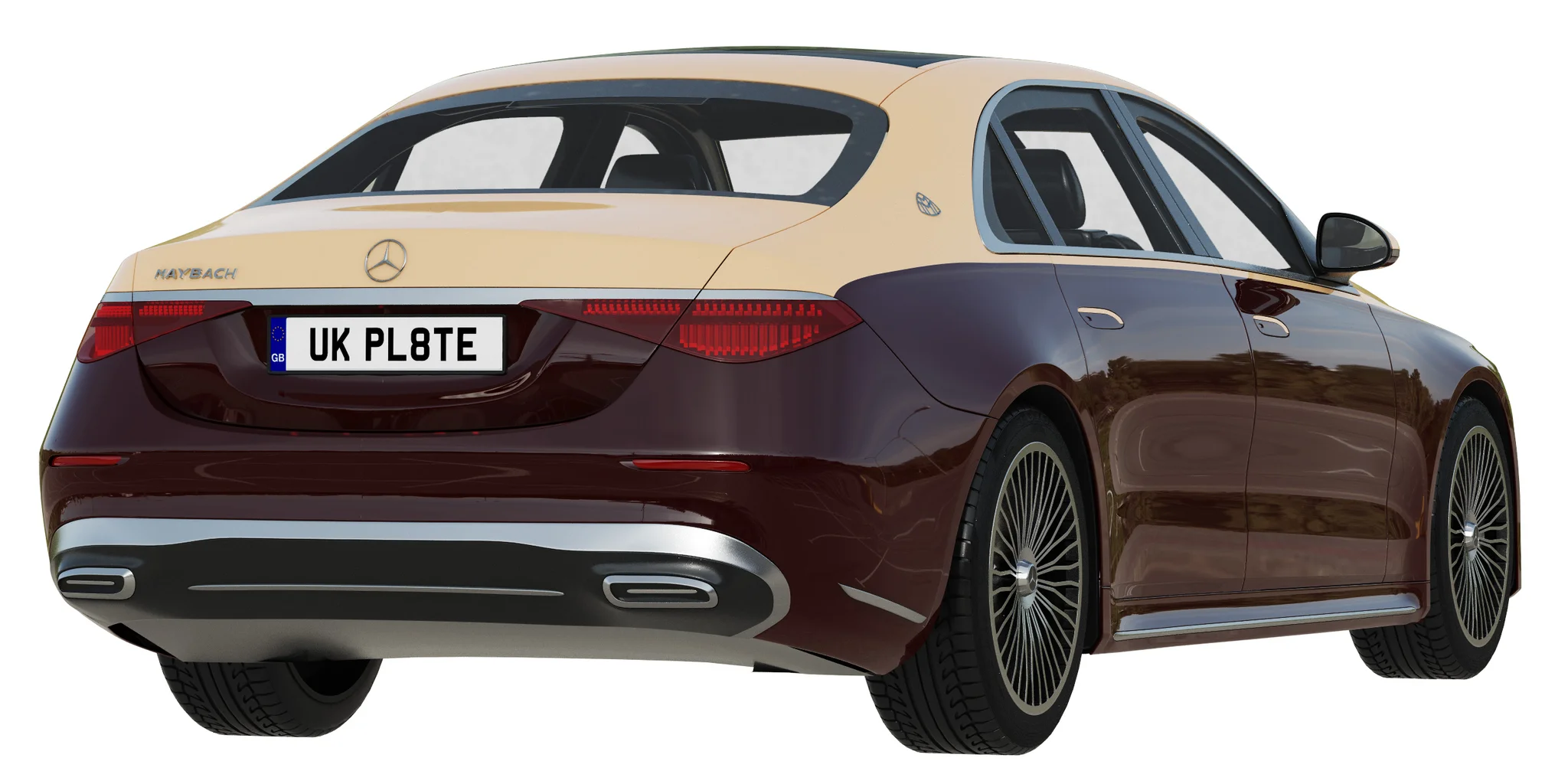 Mercedes Benz S Class Maybach, 3D model preview 2