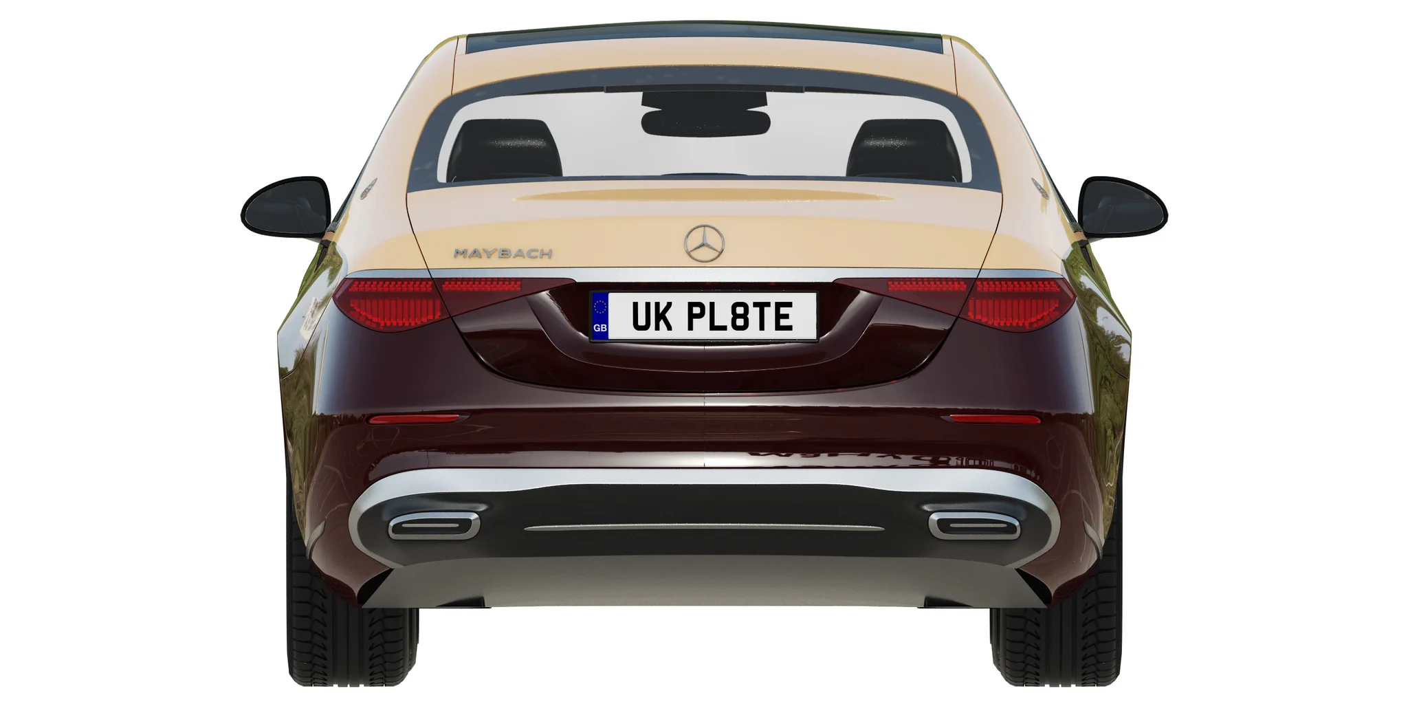 Mercedes Benz S Class Maybach, 3D model preview 3