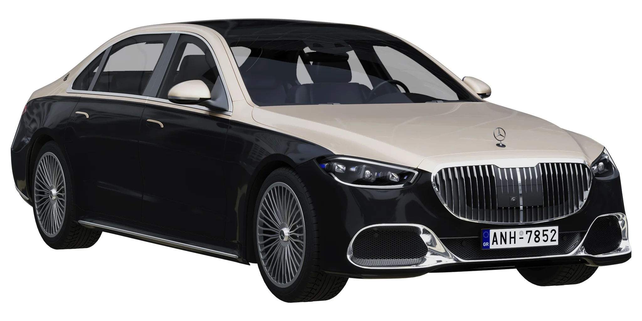 Mercedes Benz S Class Maybach, 3D model preview 23