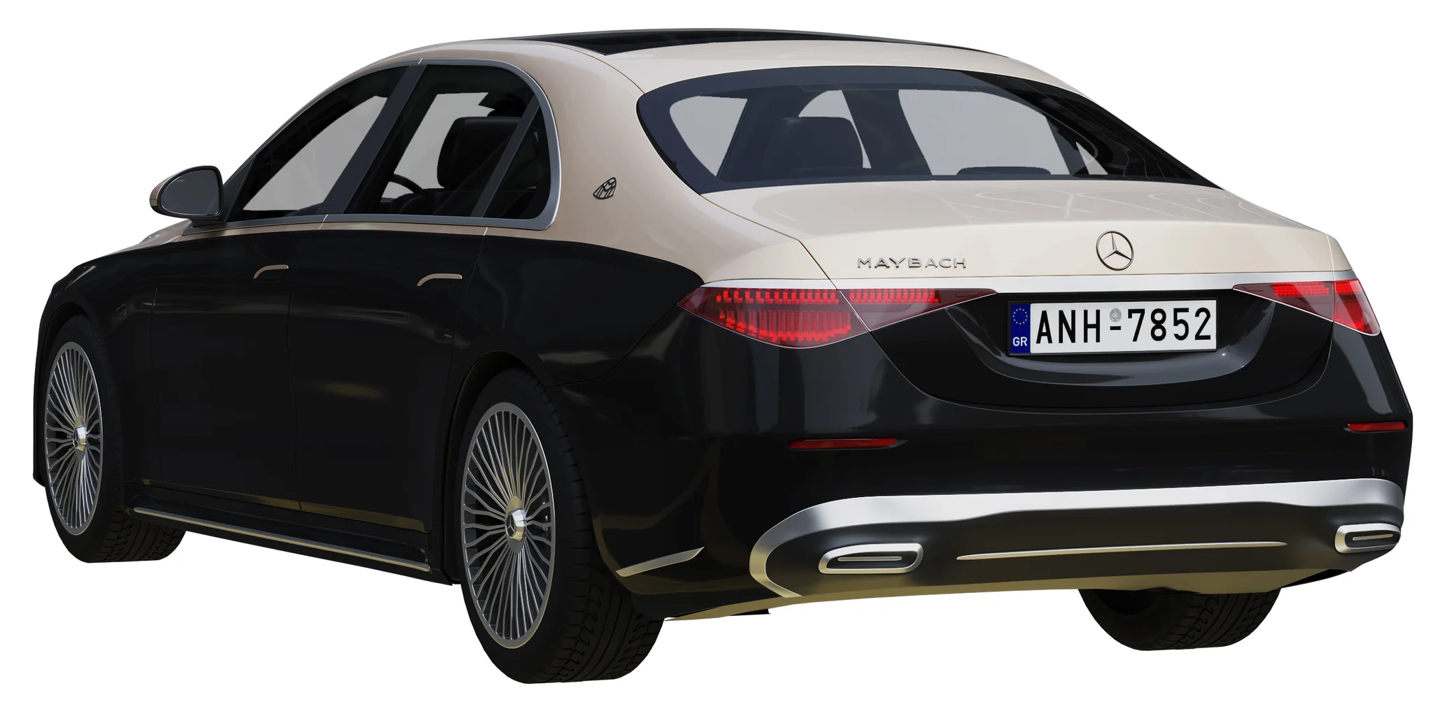 Mercedes Benz S Class Maybach, 3D model preview 27