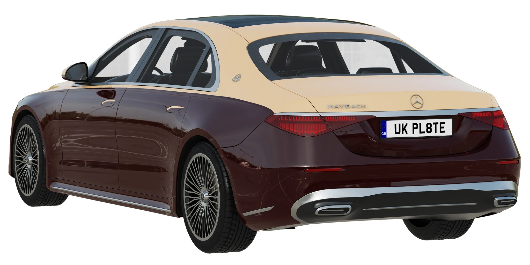Mercedes Benz S Class Maybach, 3D model preview 8