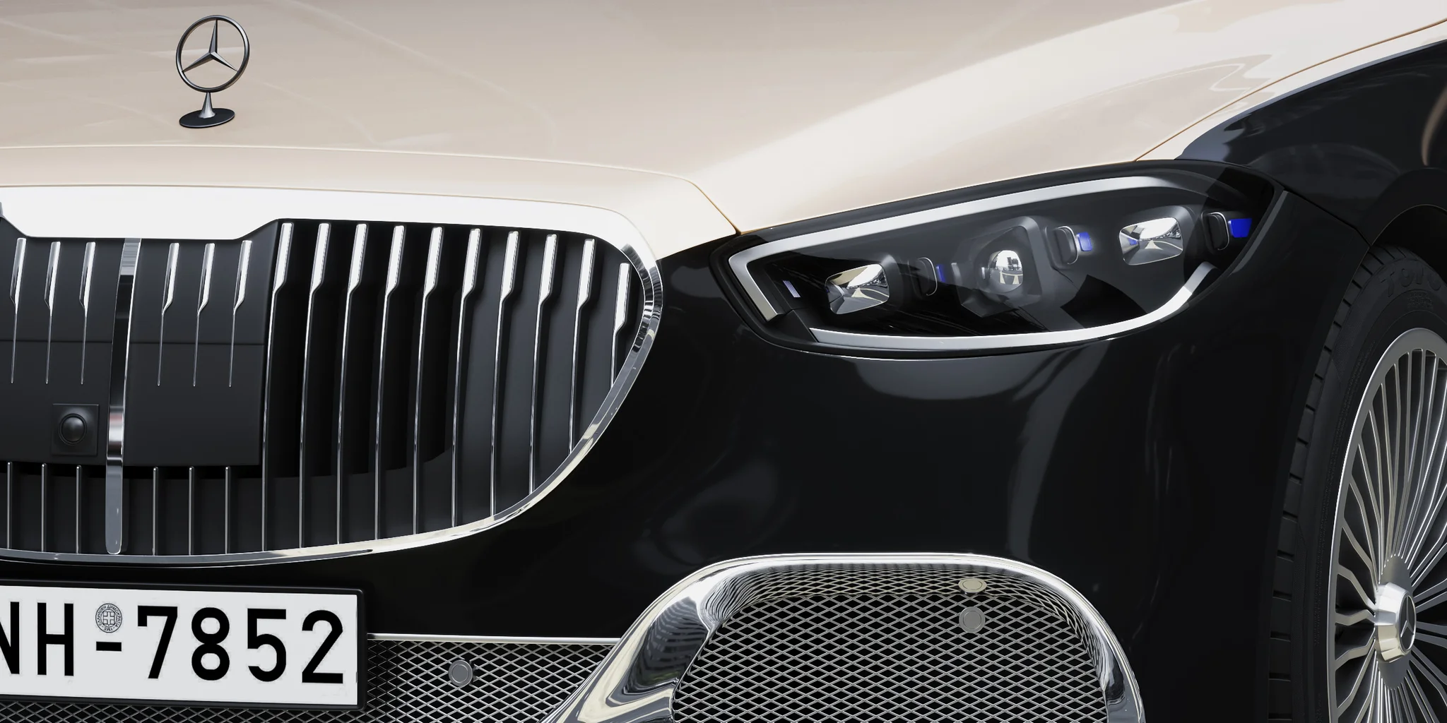 Mercedes Benz S Class Maybach, 3D model preview 30