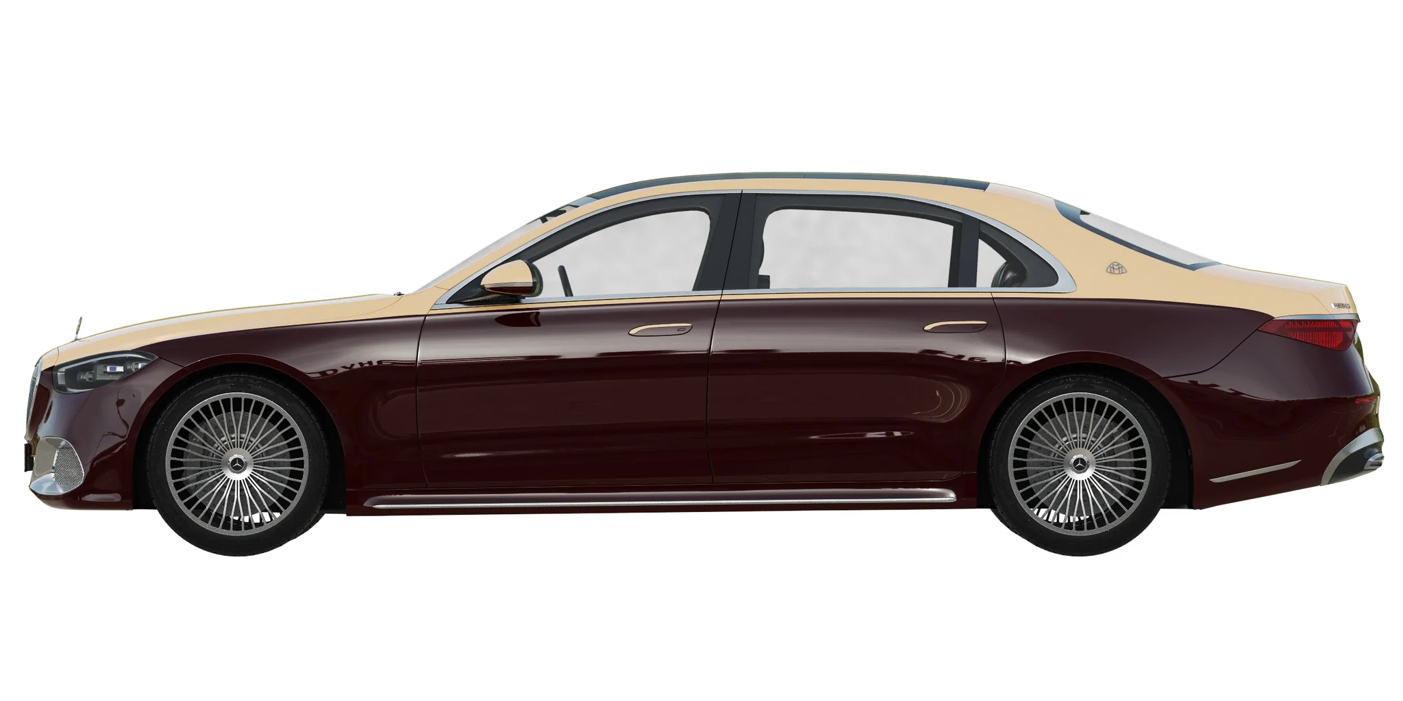 Mercedes Benz S Class Maybach, 3D model preview 9