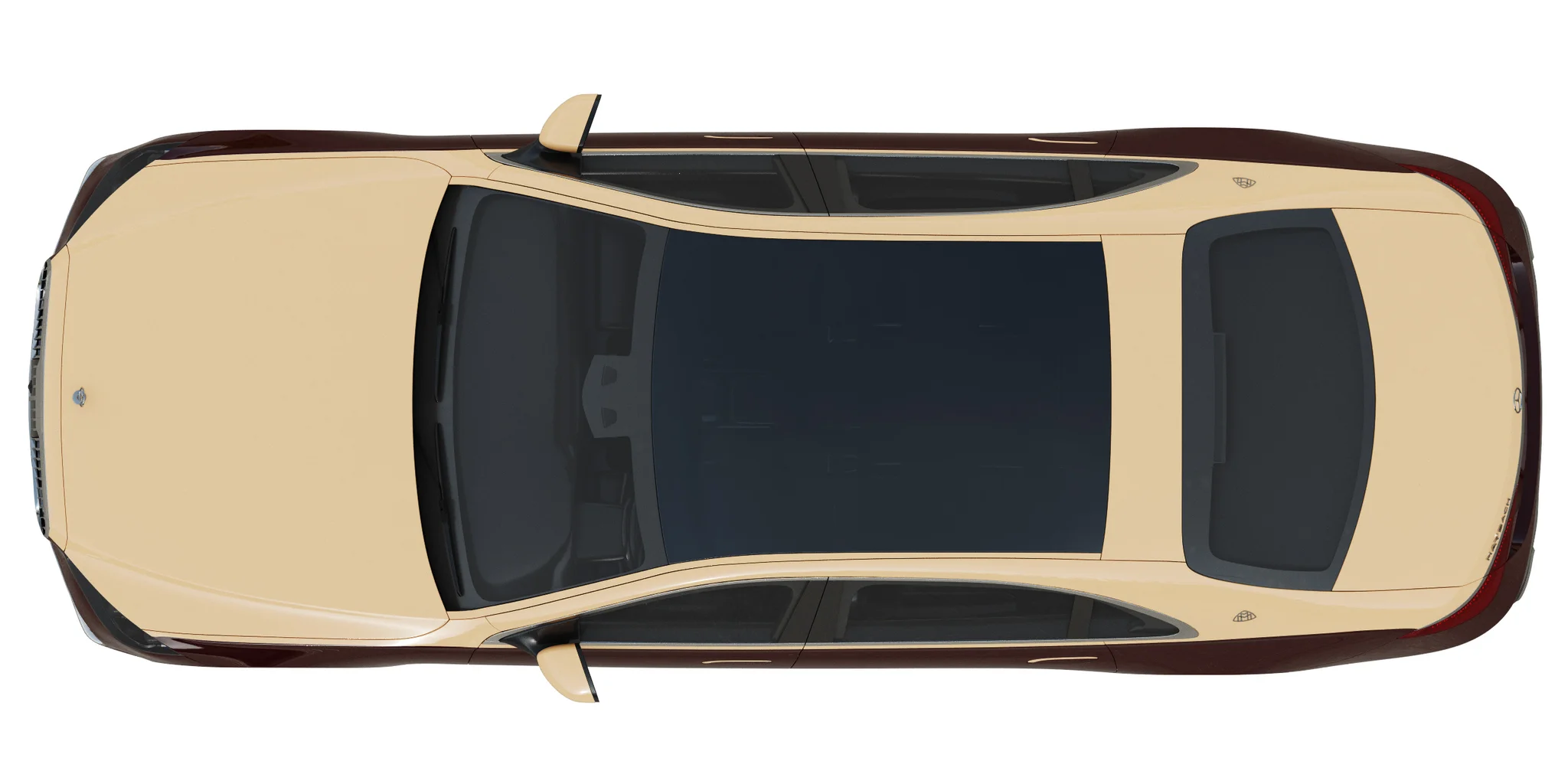 Mercedes Benz S Class Maybach, 3D model preview 11