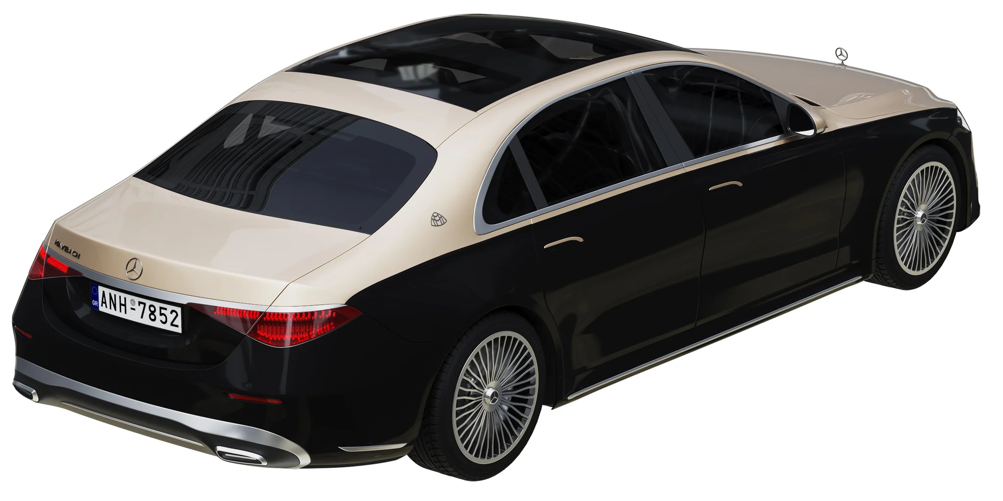 Mercedes Benz S Class Maybach, 3D model preview 35