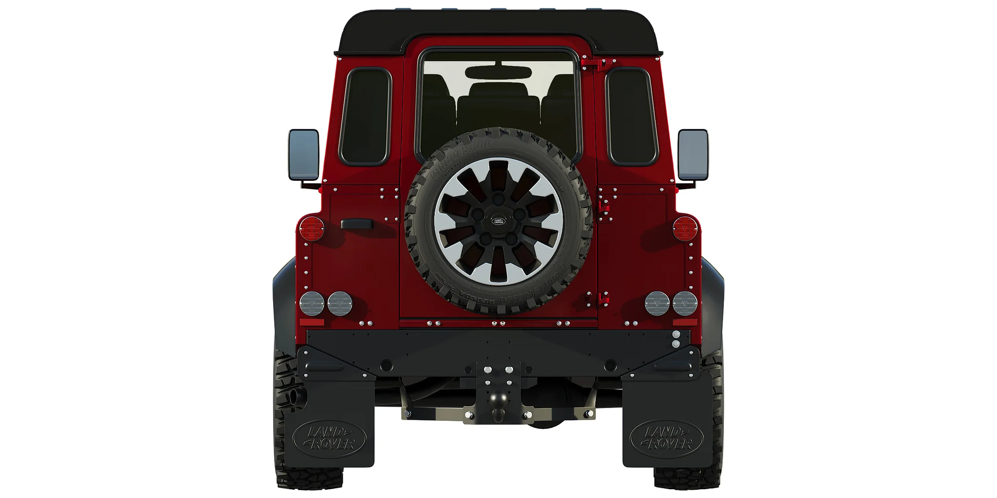 Land Rover Defender Works V8, 3D model preview 7