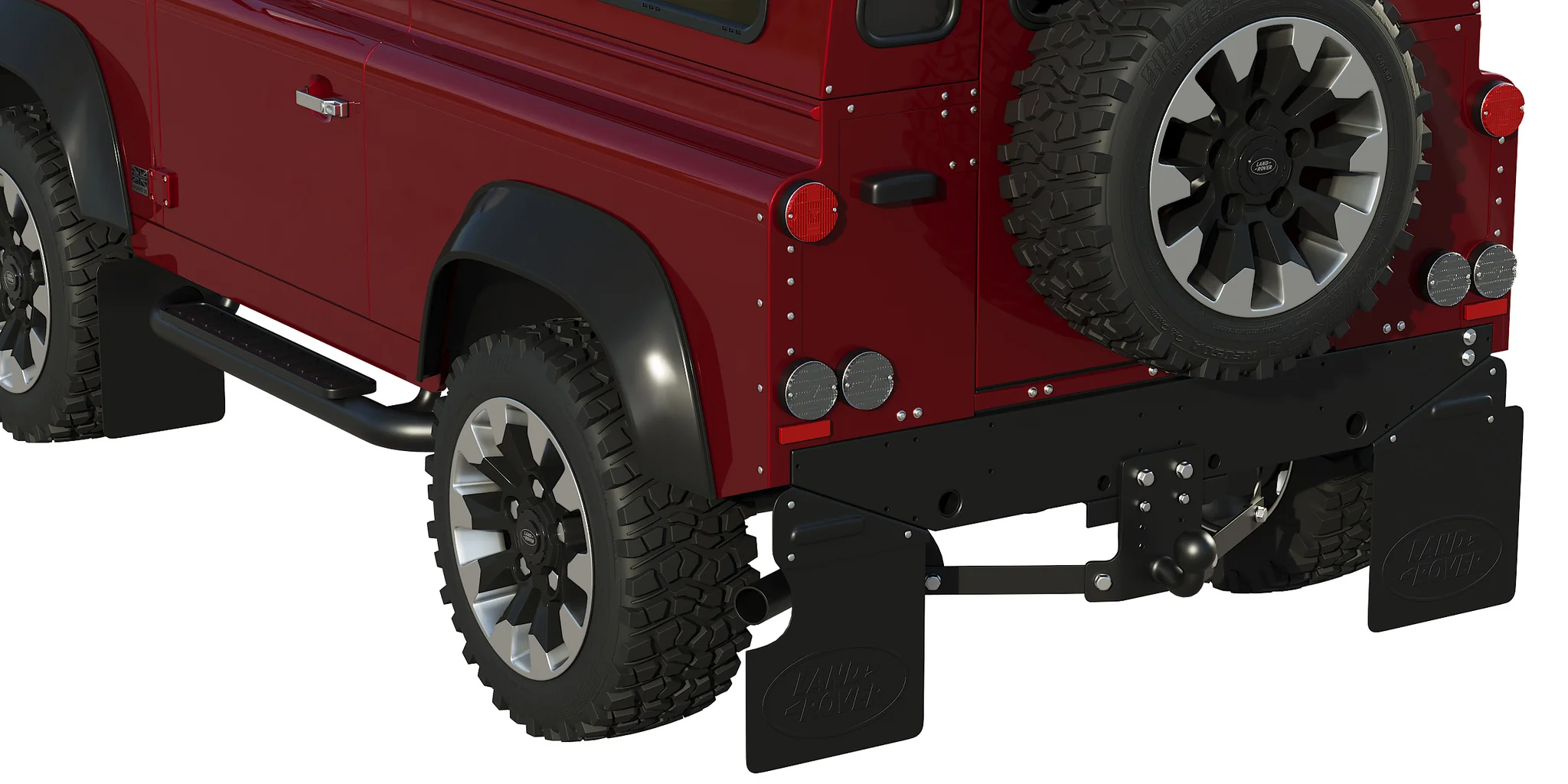Land Rover Defender Works V8, 3D model preview 19