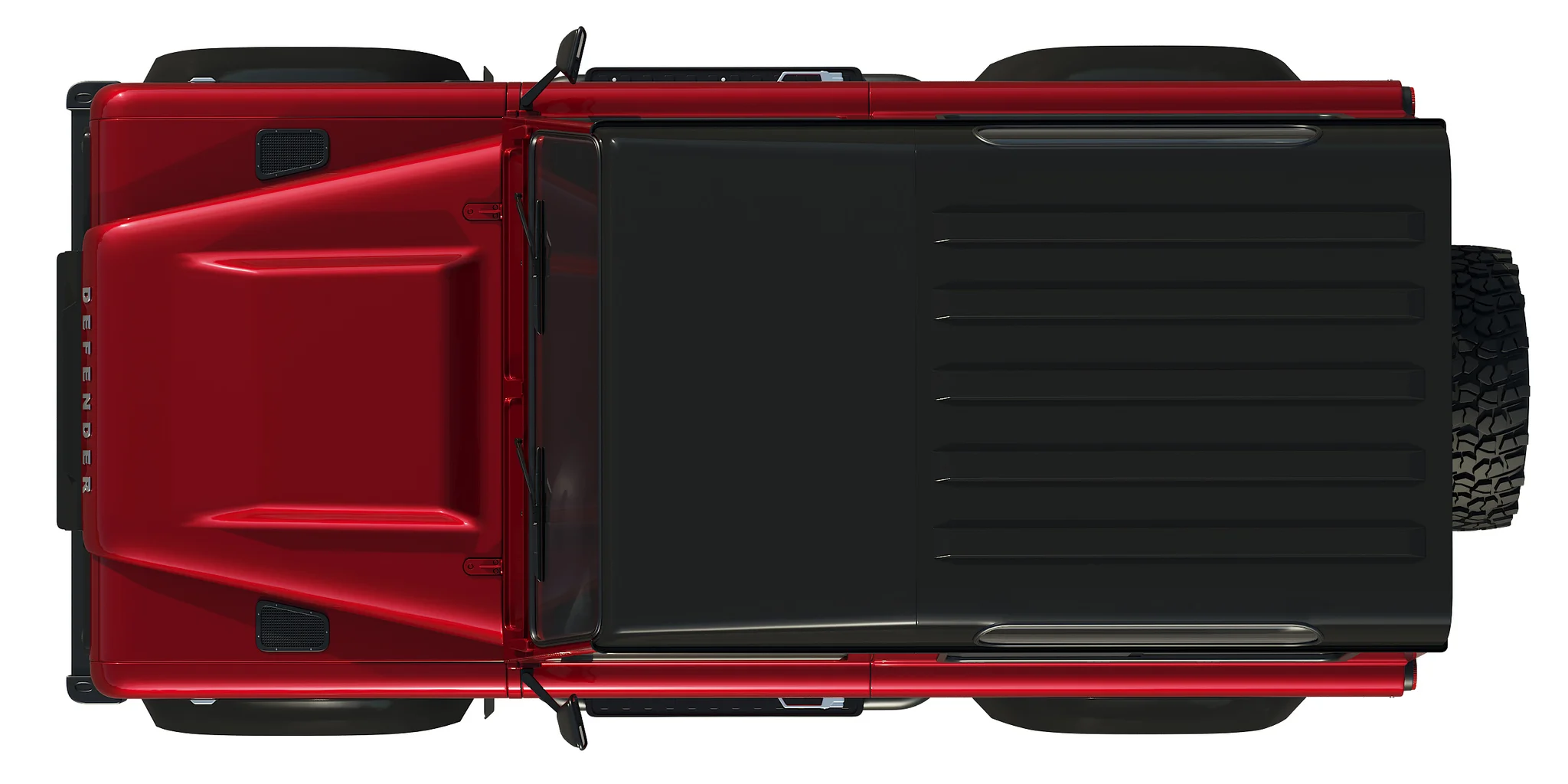 Land Rover Defender Works V8, 3D model preview 23