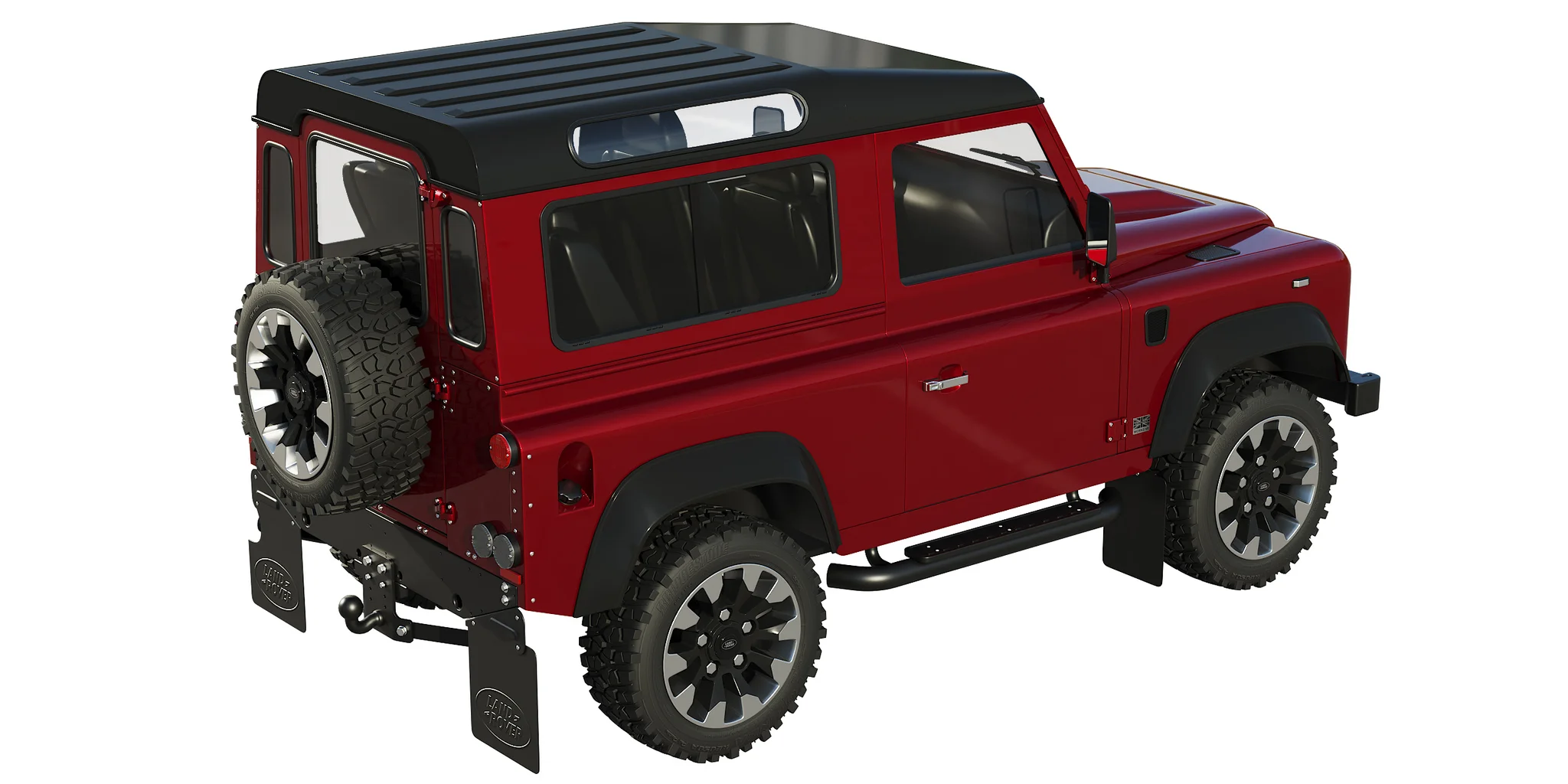 Land Rover Defender Works V8, 3D model preview 25