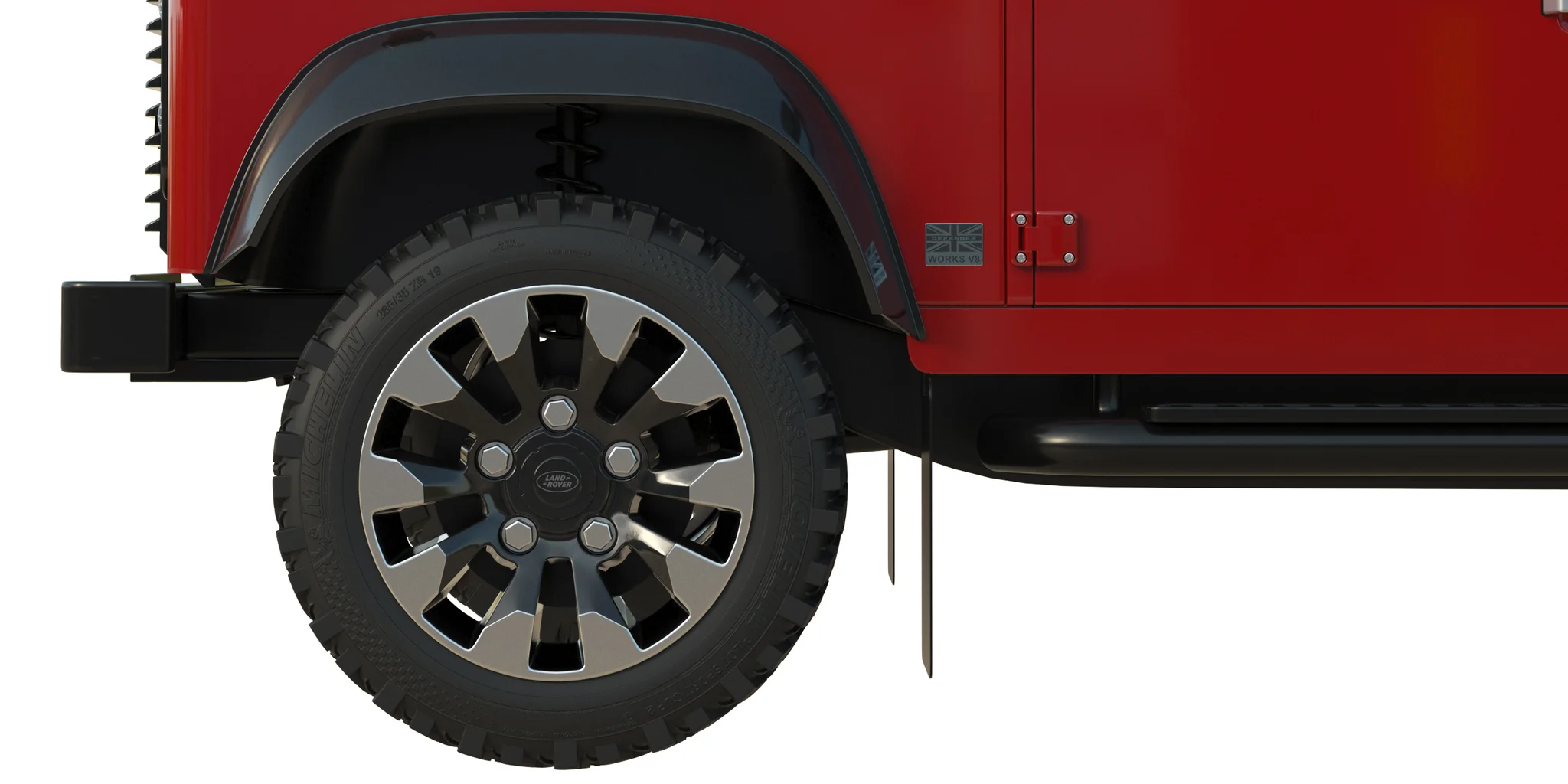 Land Rover Defender Works V8, 3D model preview 28