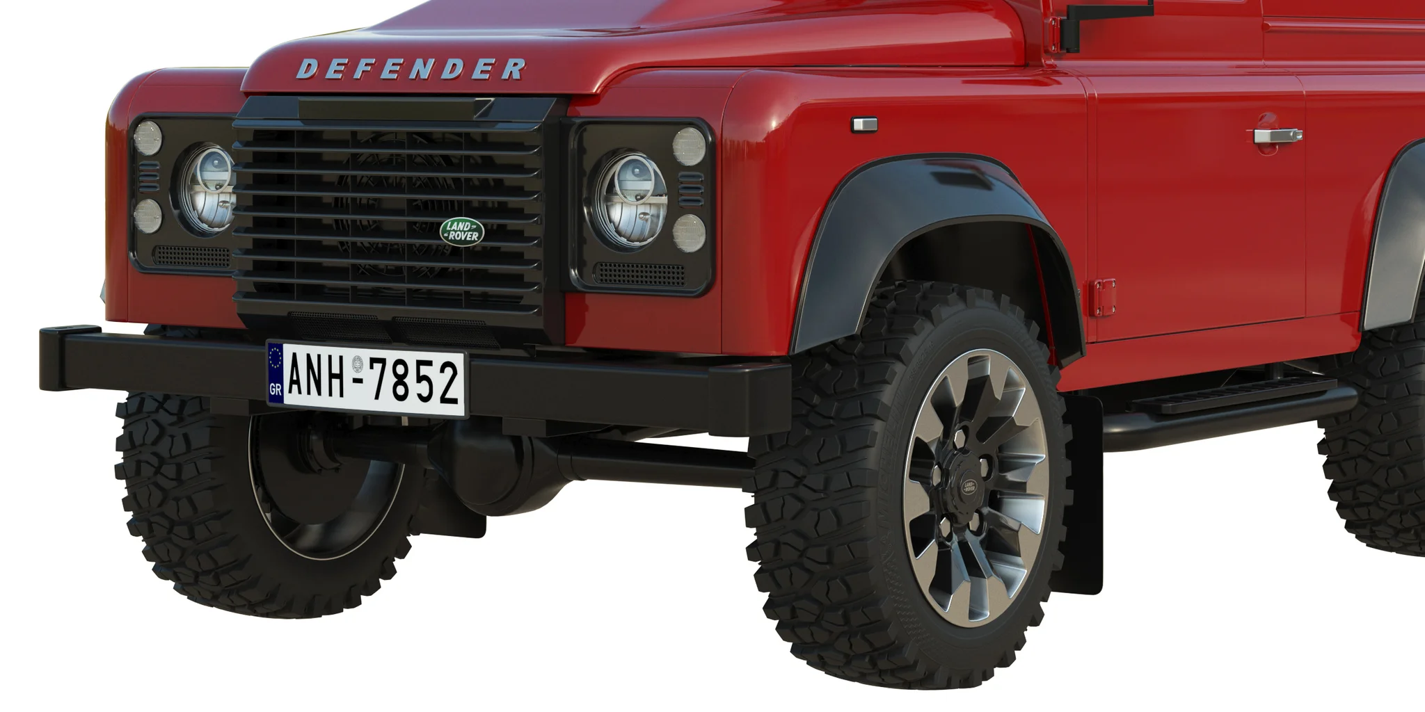 Land Rover Defender Works V8, 3D model preview 29