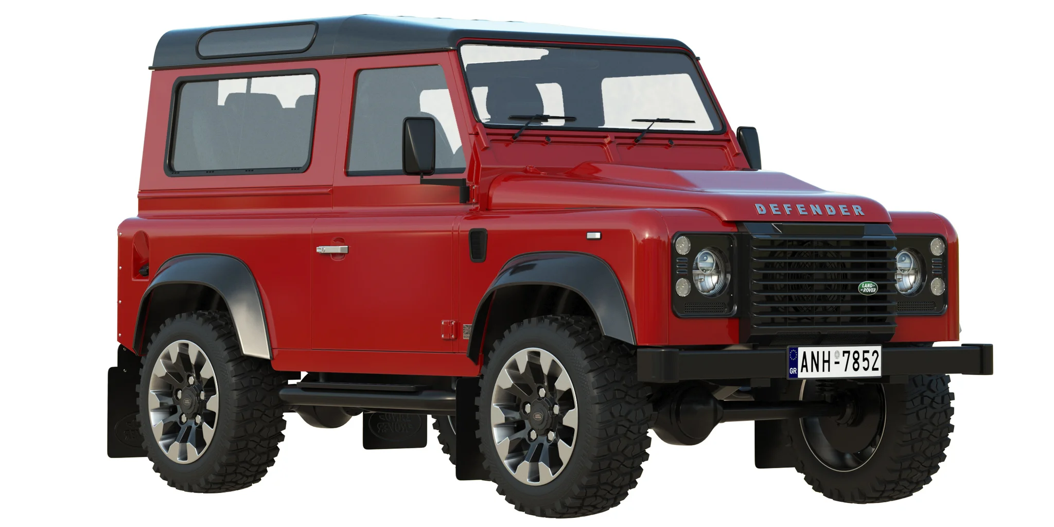 Land Rover Defender Works V8, 3D model preview 33