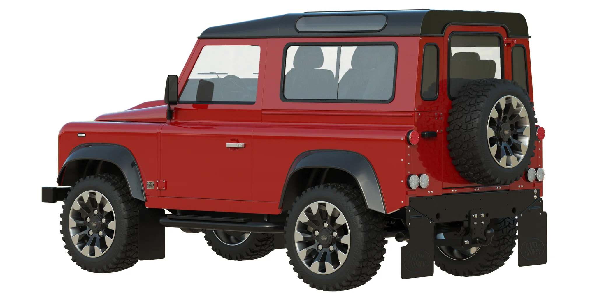 Land Rover Defender Works V8, 3D model preview 35